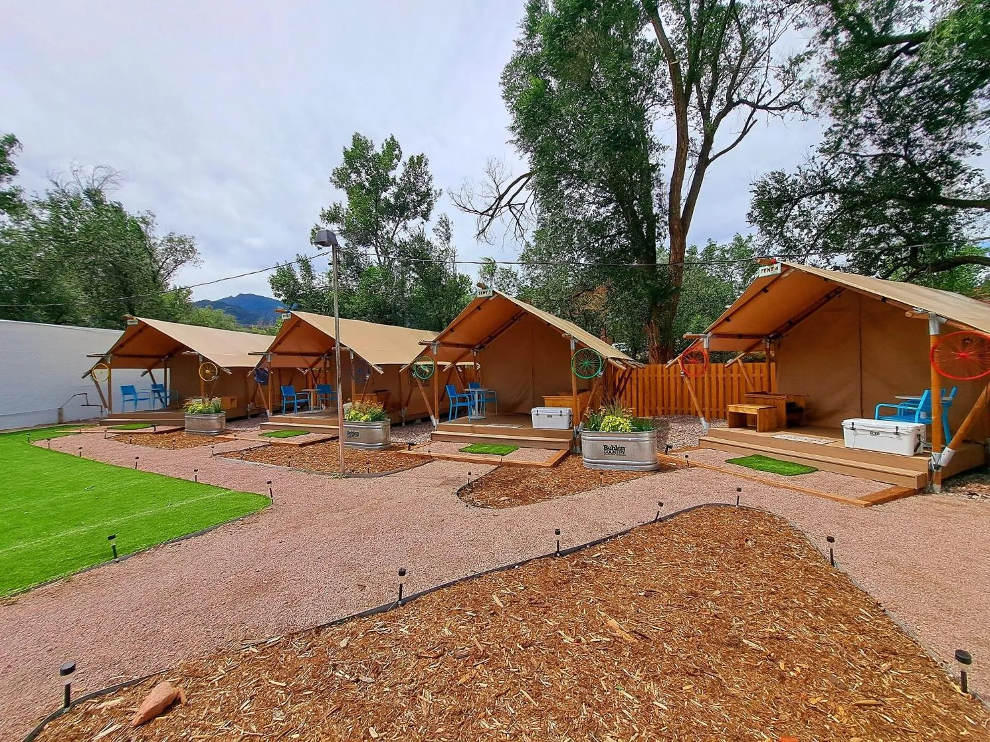 View (from property/room) in Buffalo Lodge Bicycle Resort - Amazing access to local trails & the Garden