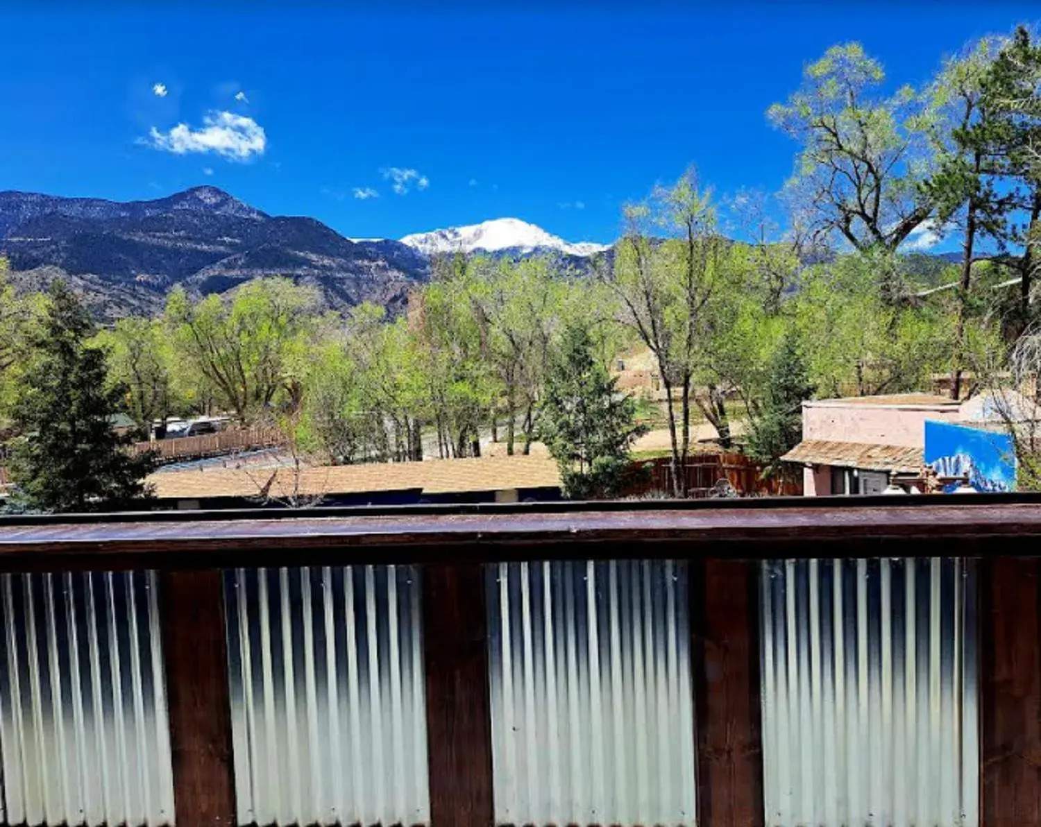 View (from property/room) in Buffalo Lodge Bicycle Resort - Amazing access to local trails & the Garden View (from property/room) in Buffalo Lodge Bicycle Resort - Amazing access to local trails & the Garden