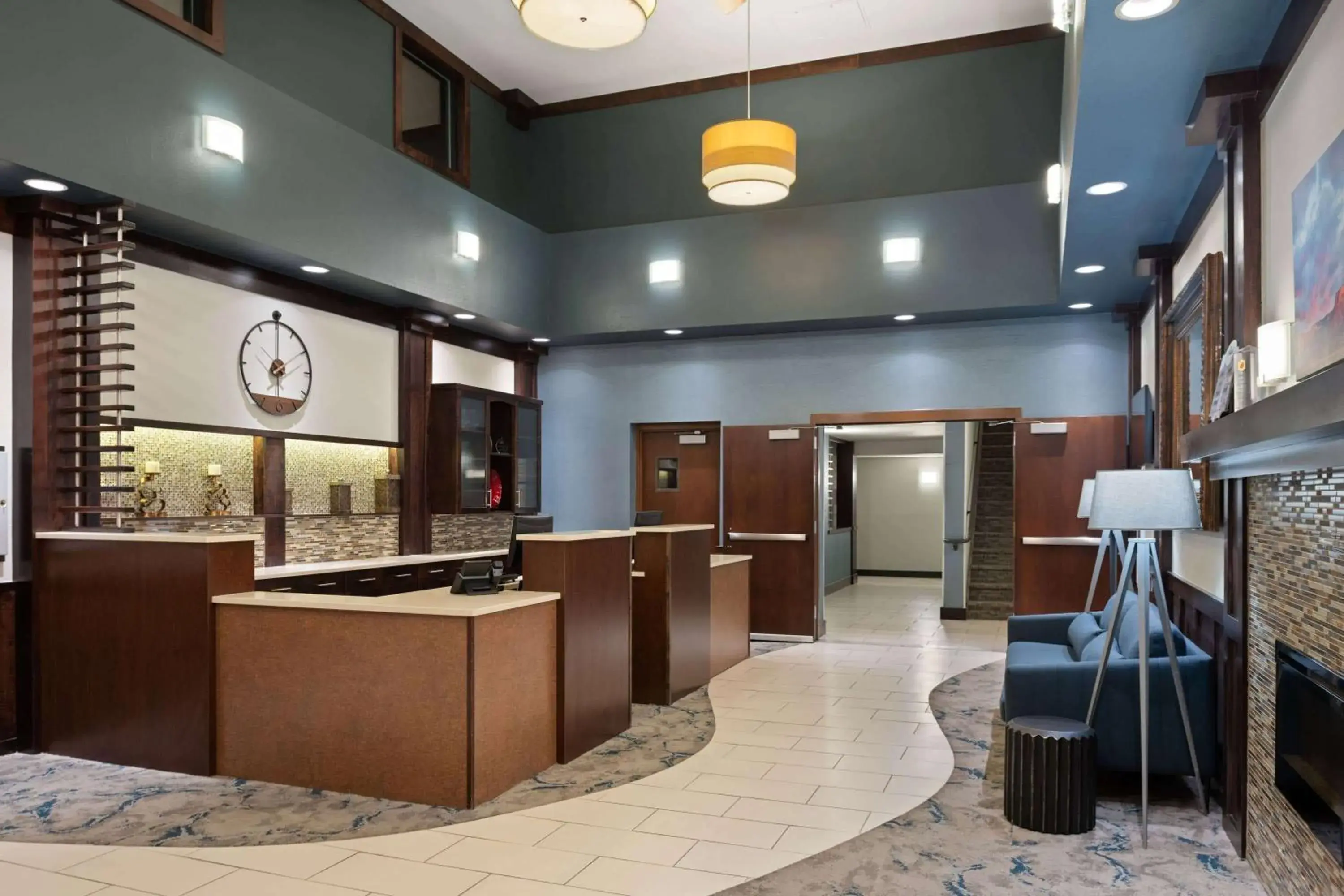 Lobby or reception in Super 8 by Wyndham Conrad Lobby or reception in Super 8 by Wyndham Conrad