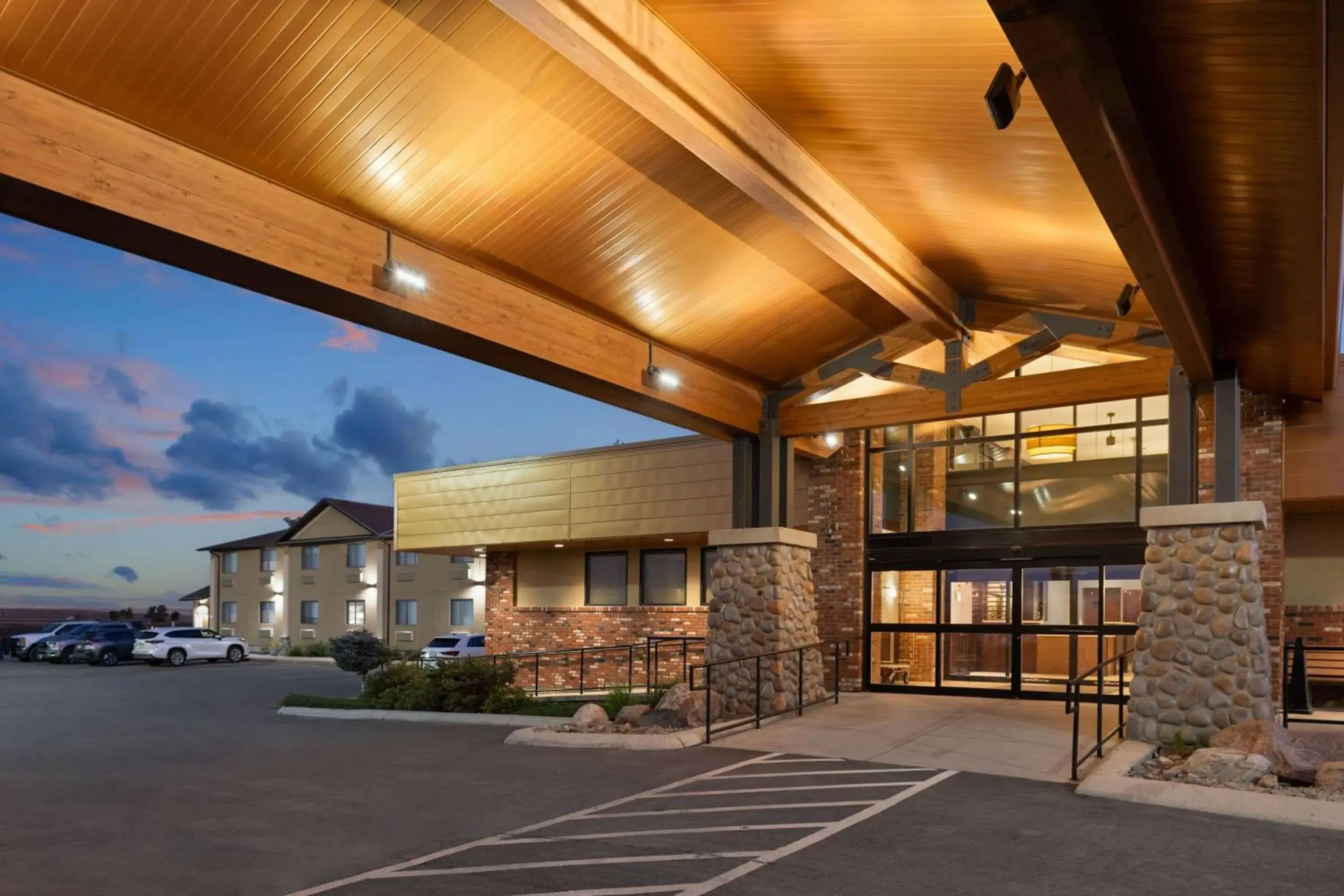 Property building in Super 8 by Wyndham Conrad Property building in Super 8 by Wyndham Conrad