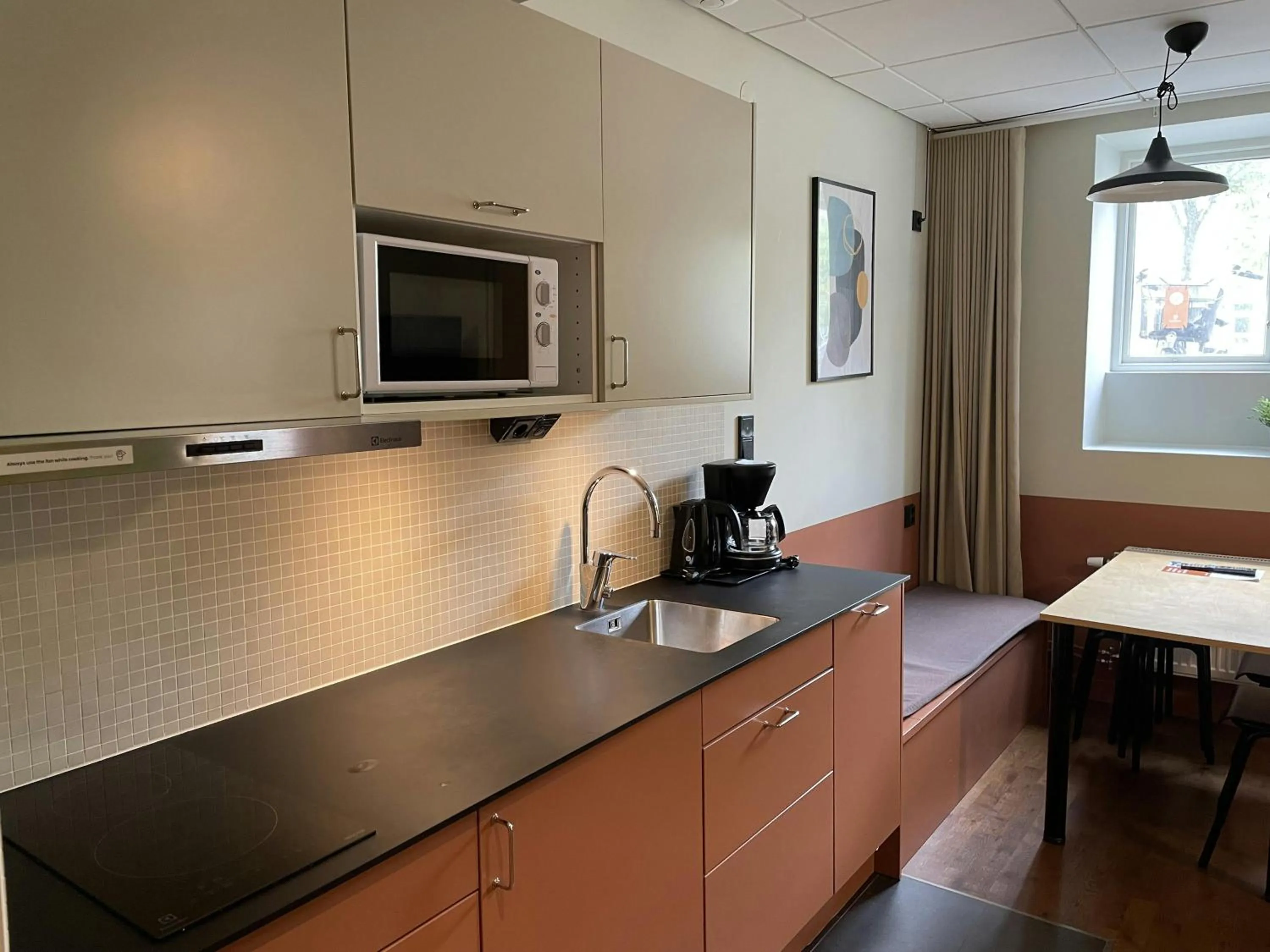 Kitchen or kitchenette in Forenom Aparthotel Malmö Varvsstaden