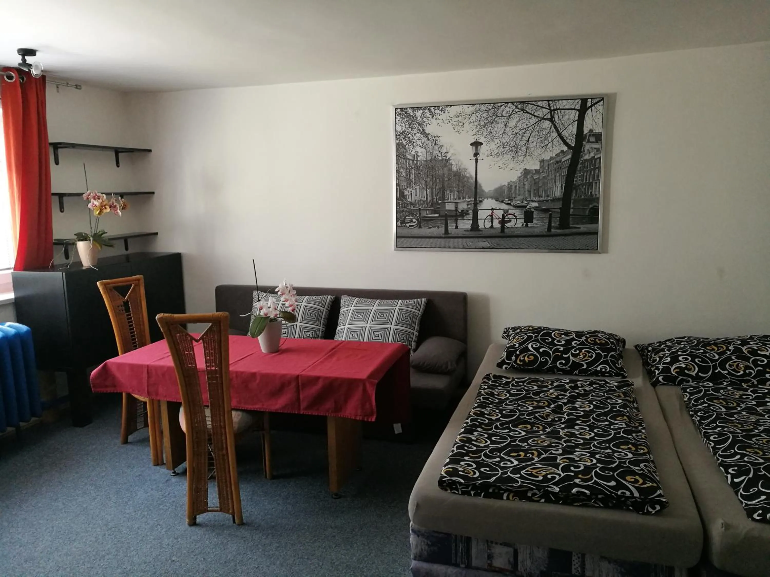 Living room, Bed in A+R Pension