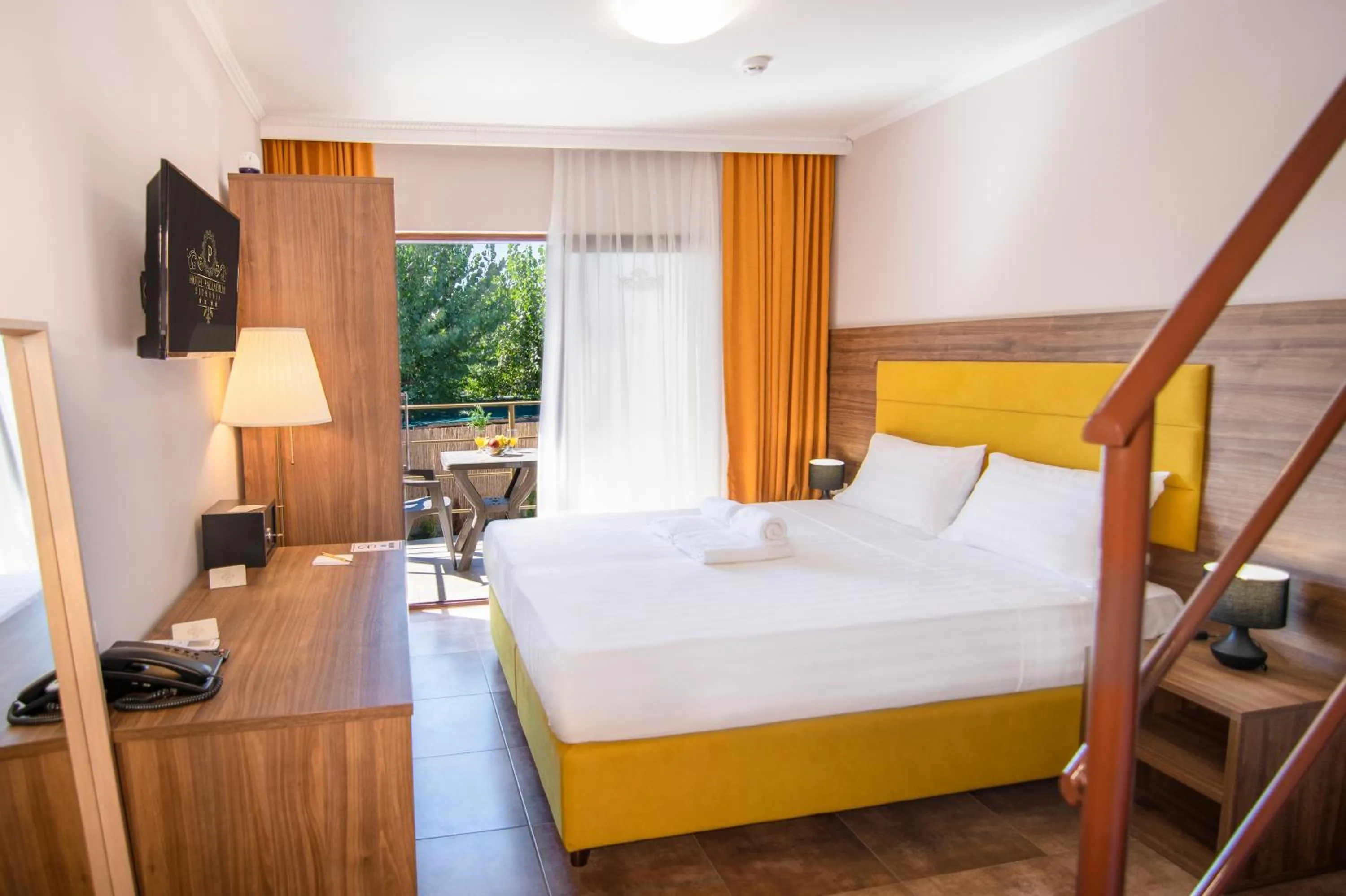 Bed in Hotel Palladium Sithonia