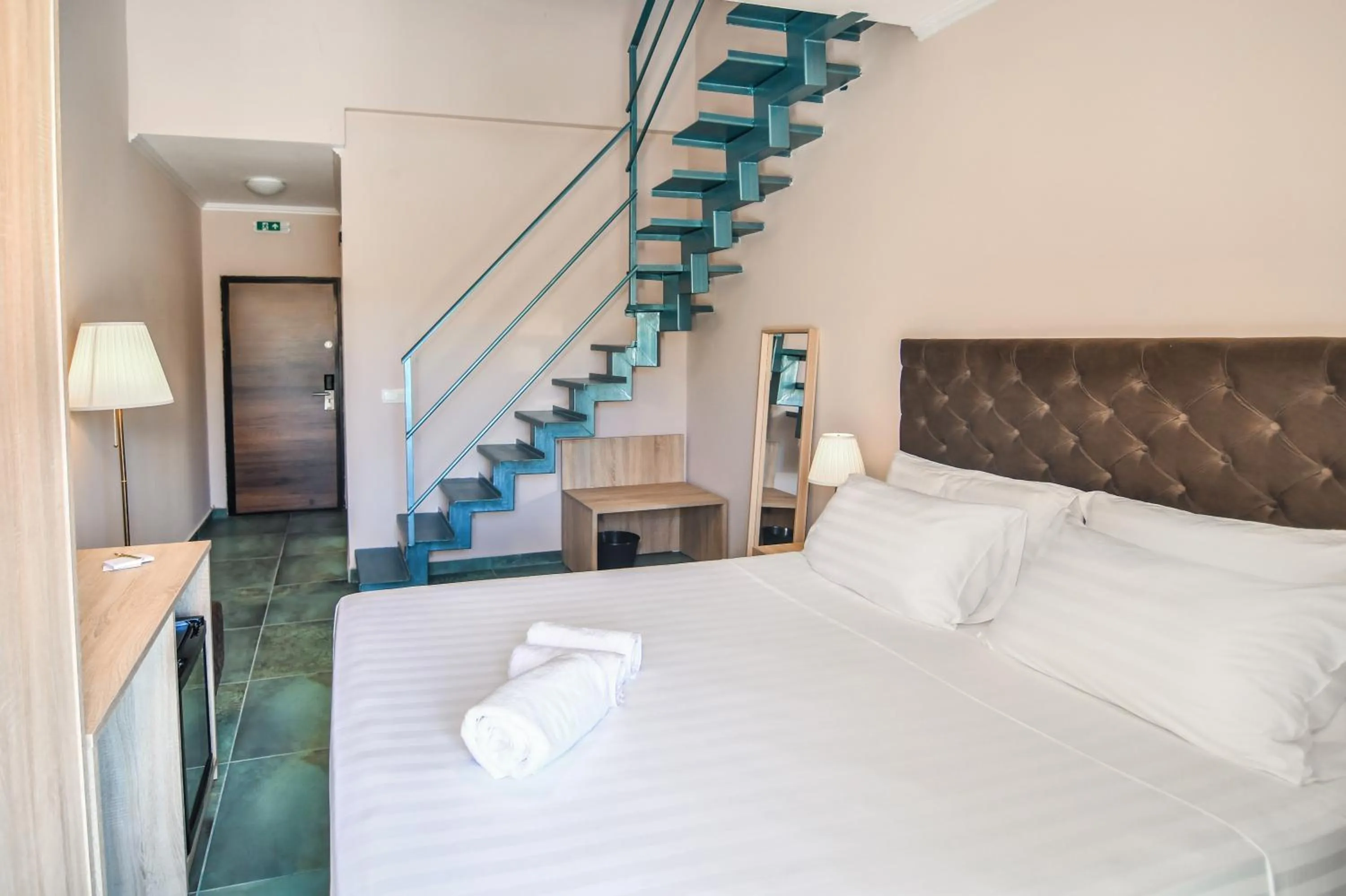 Bed in Hotel Palladium Sithonia