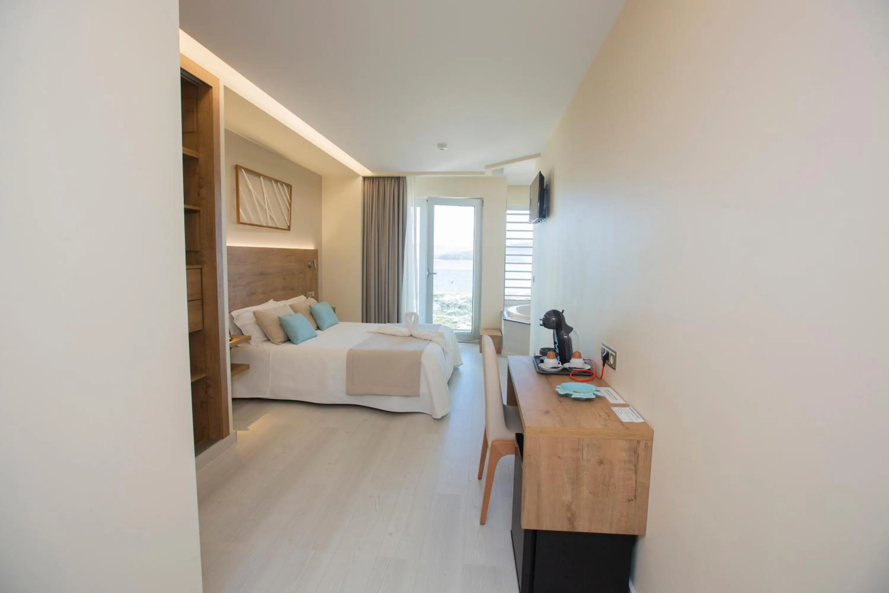 Bed in Hotel Boutique O Náutico Laxe