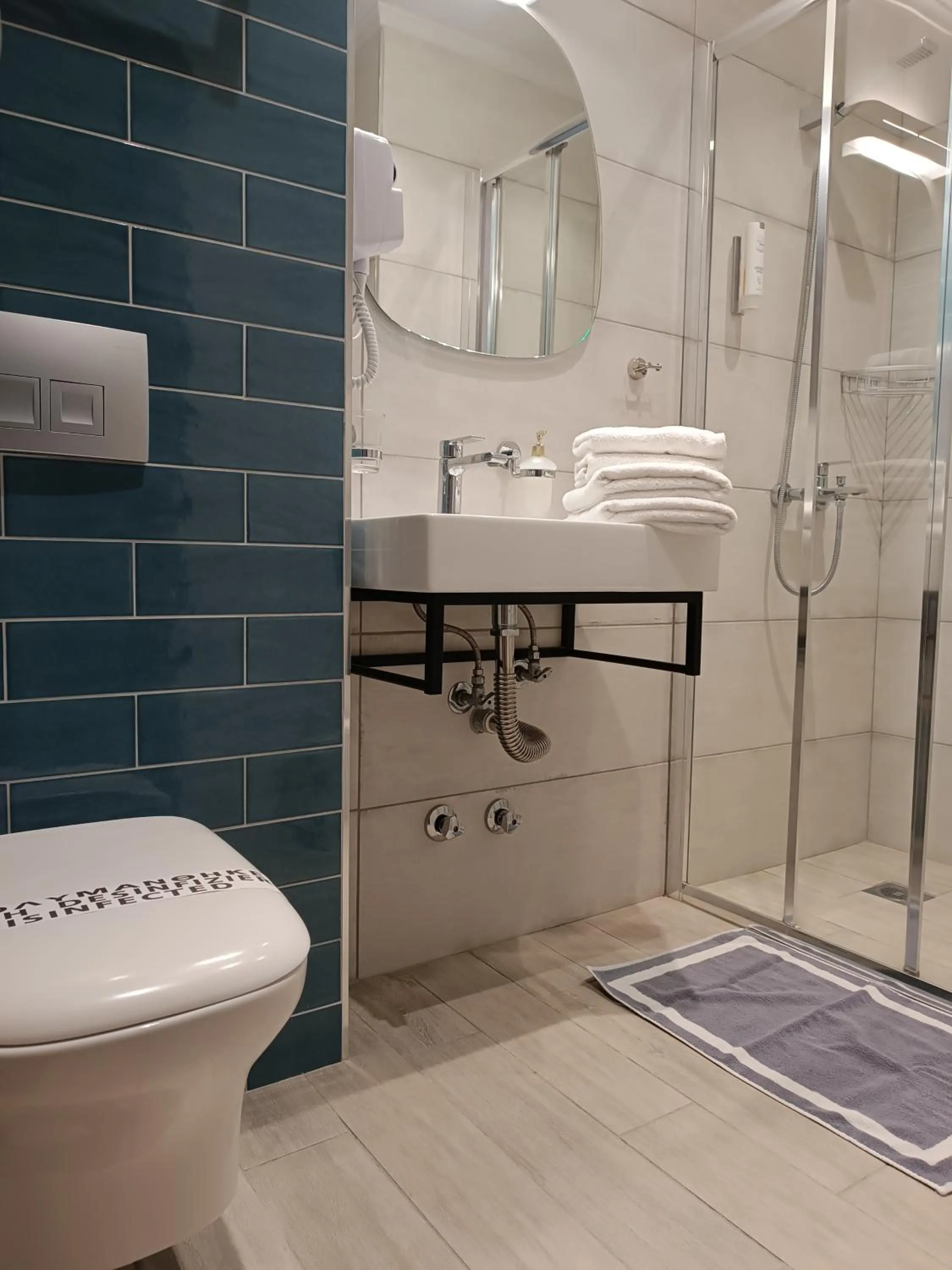 Shower in Elizabeth Queen Luxury Rooms