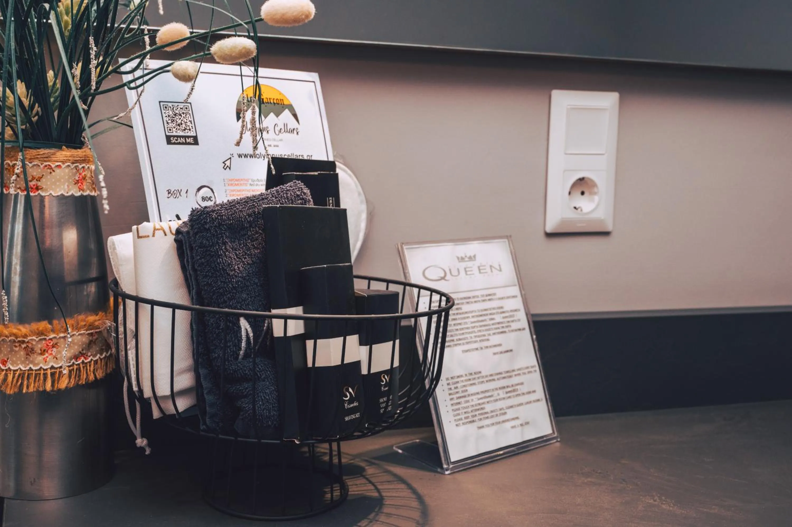 towels in Elizabeth Queen Luxury Rooms