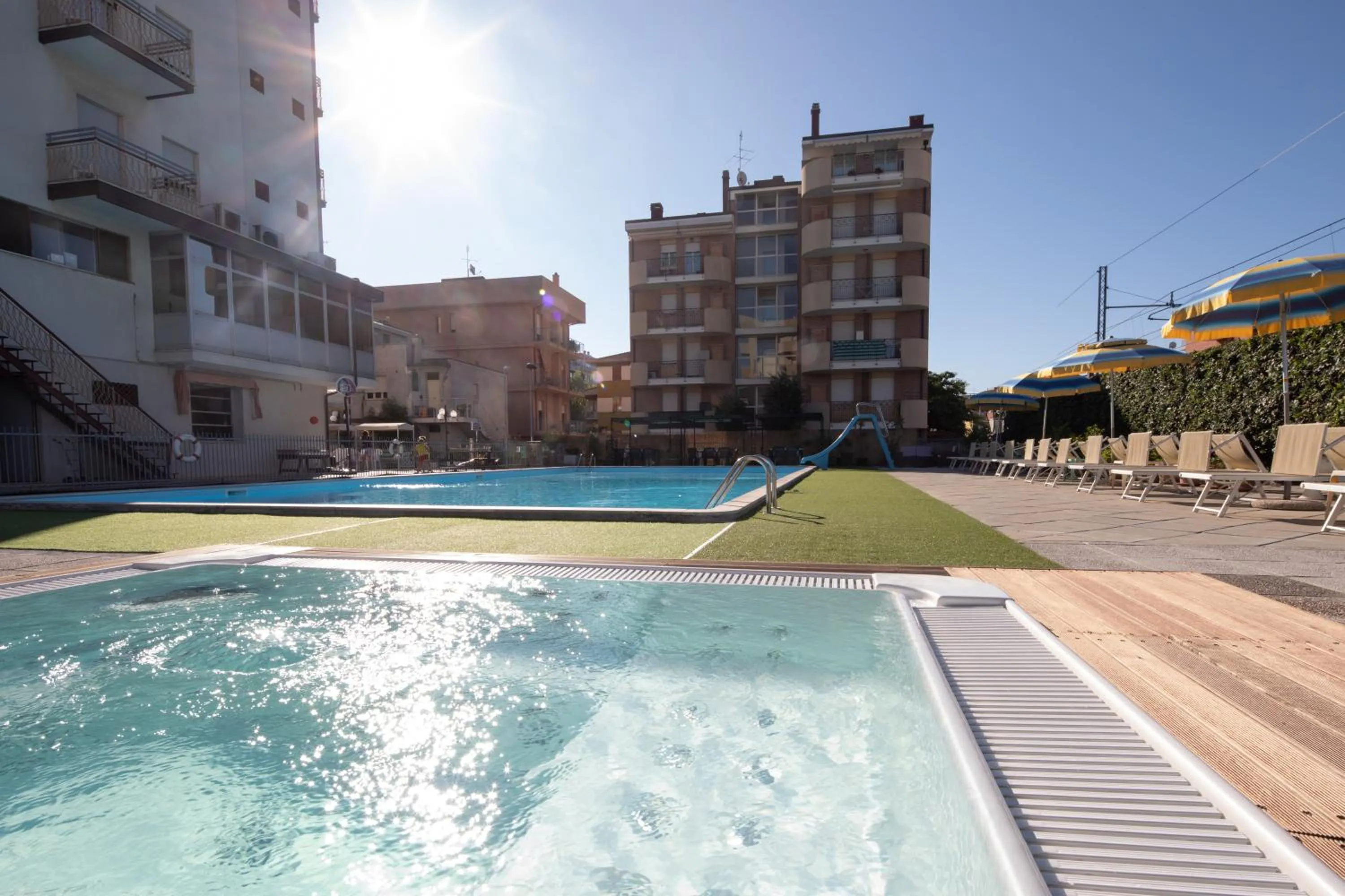 Pool view in Hotel Lem