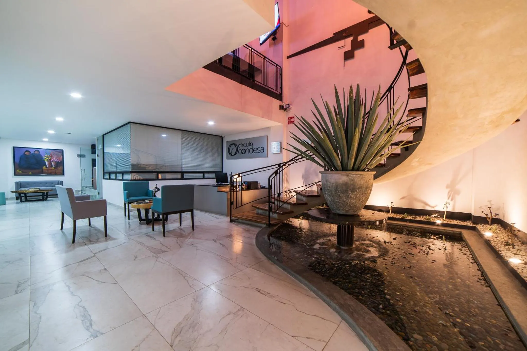 Lobby or reception in Hotel Círculo Condesa