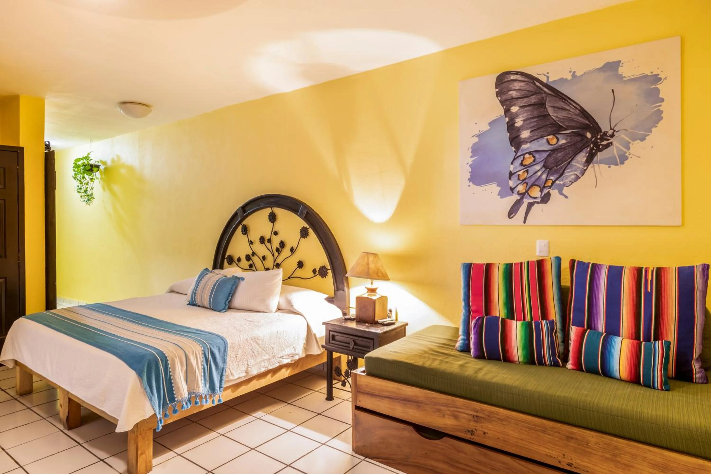 Bed in Casa María Resort