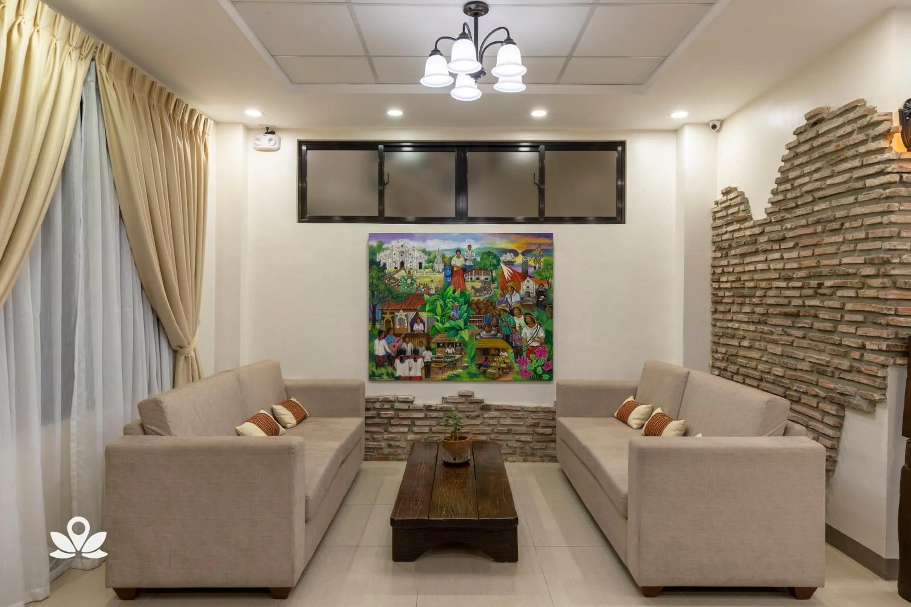 Seating area in Casa Marita Vigan