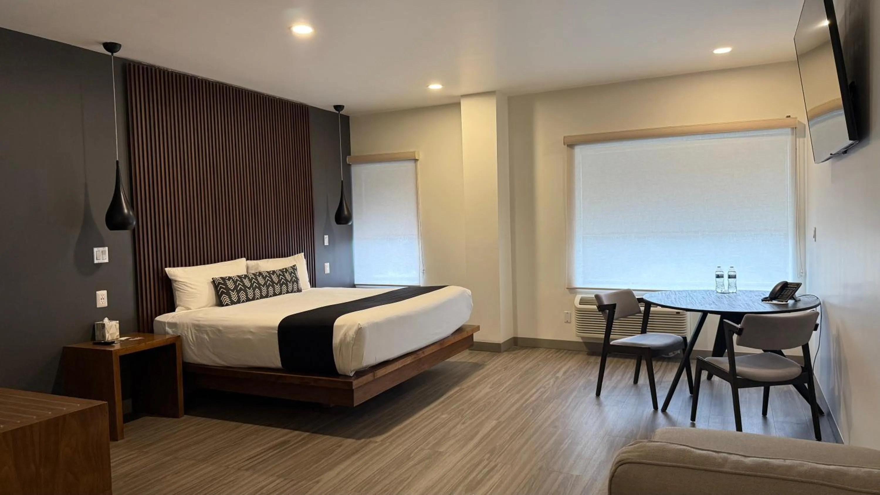 Bed in Hotel Kumiai Inn