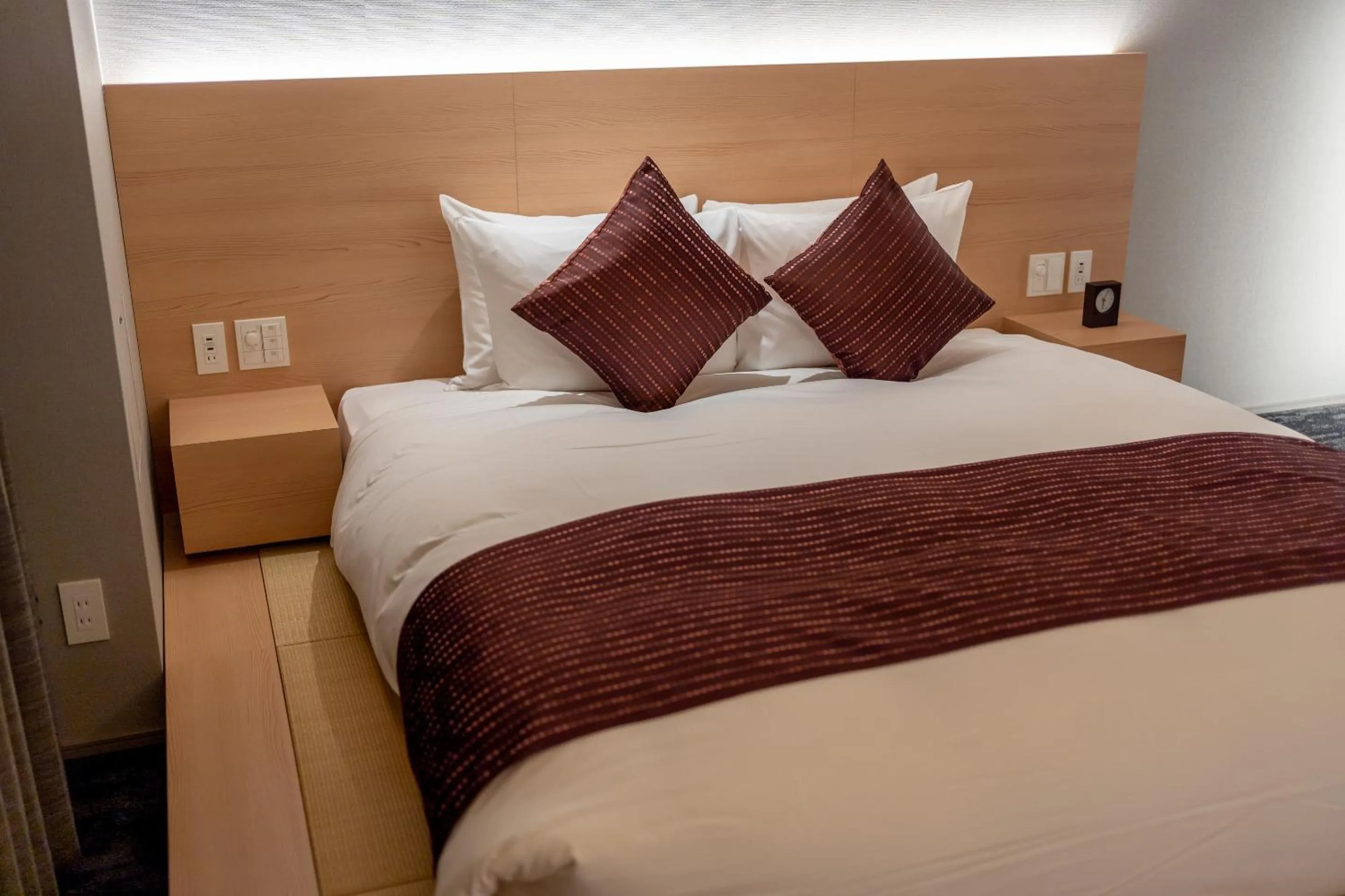 Bed in RESI STAY Mayu Grace Hotel