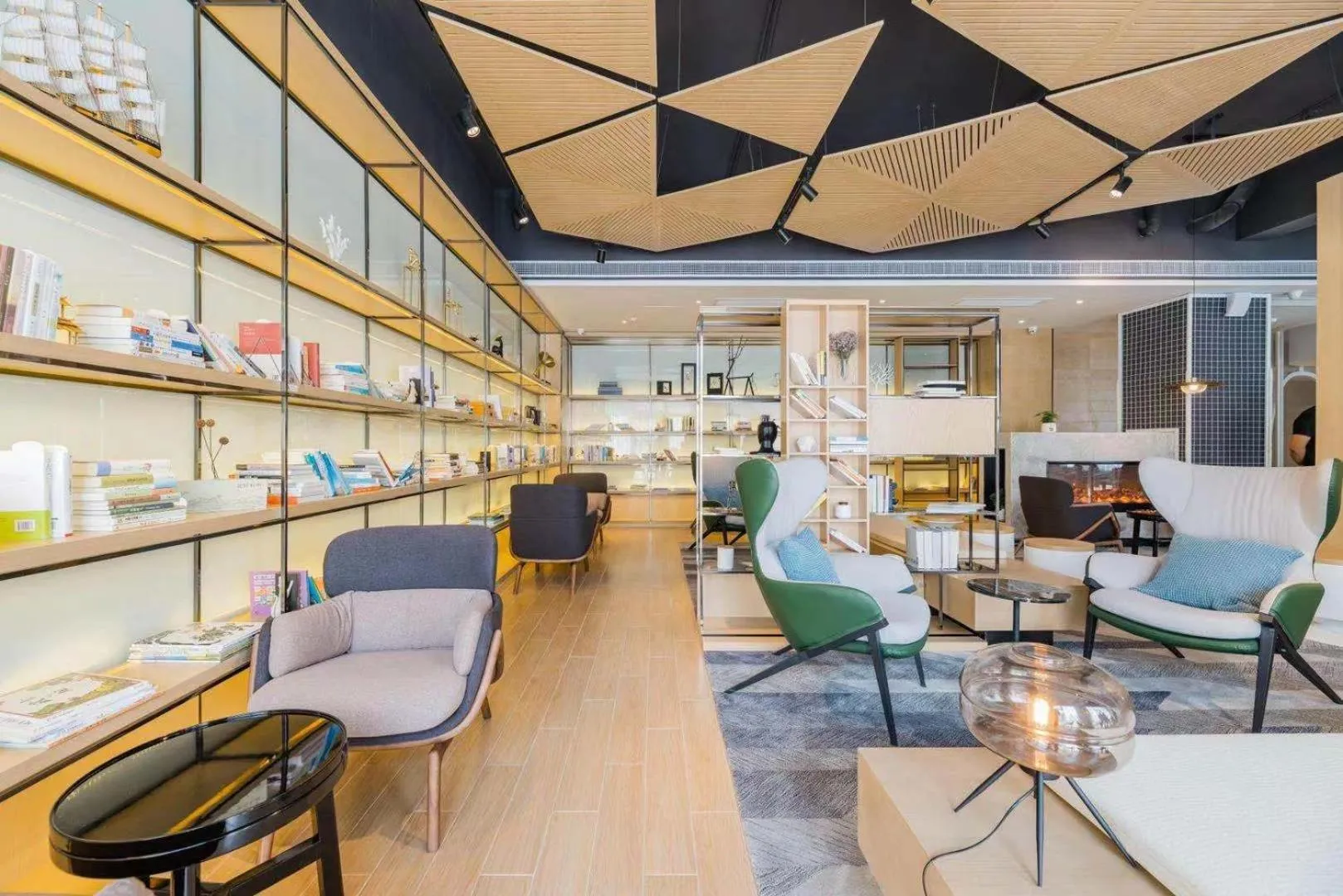 Seating area in Atour Hotel Hangzhou Future Technology City Haichuang Park