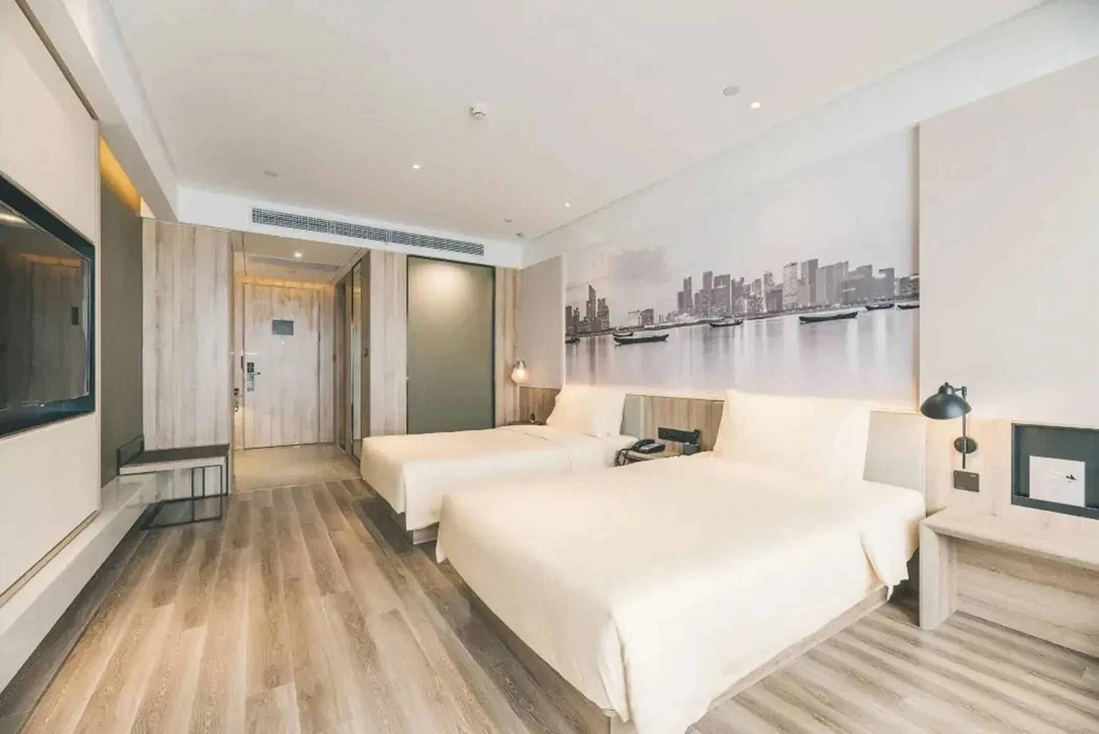 Bed in Atour Hotel Xiaoshan Airport Guali Branch