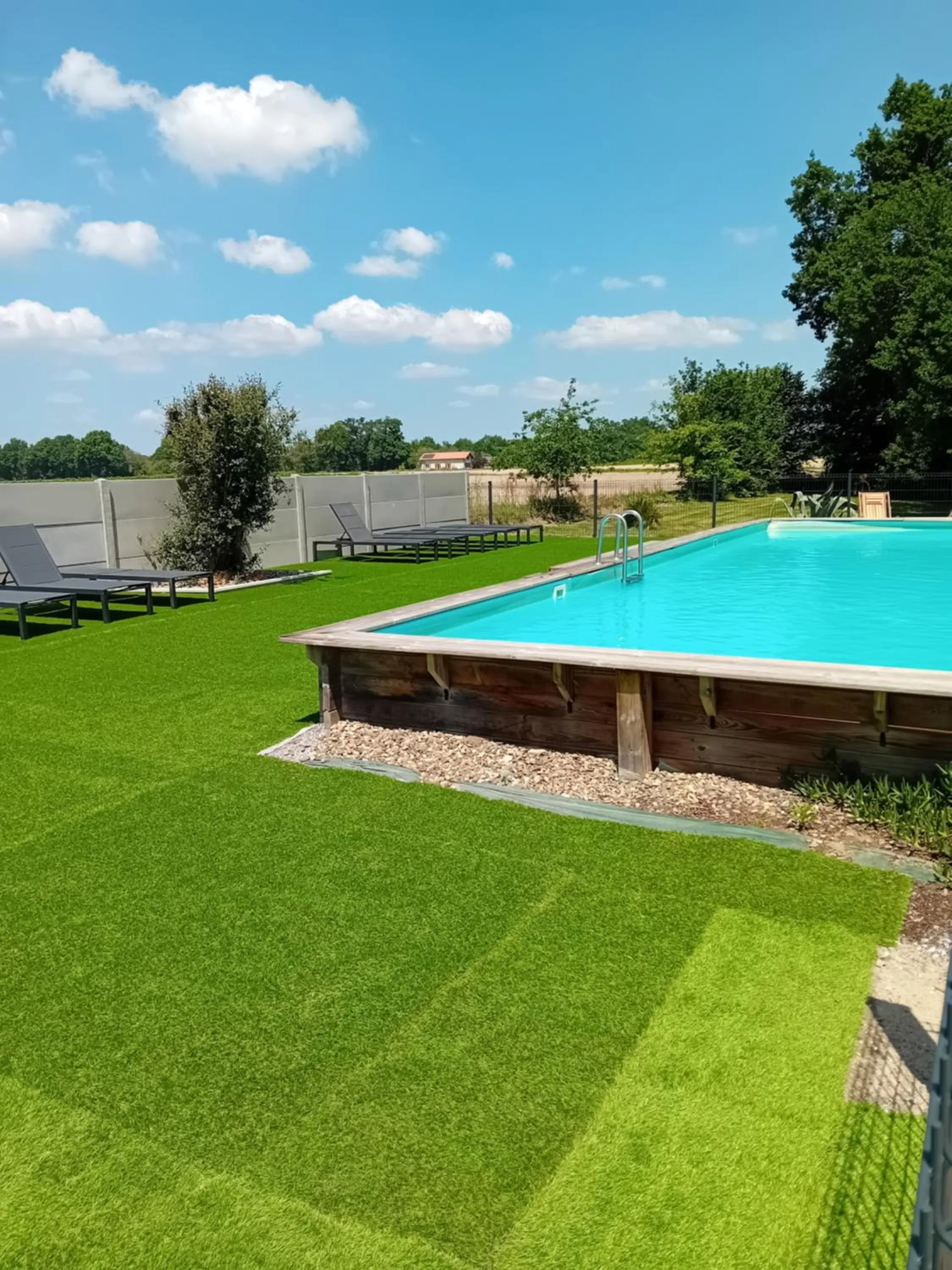Swimming pool in La maison de pescate