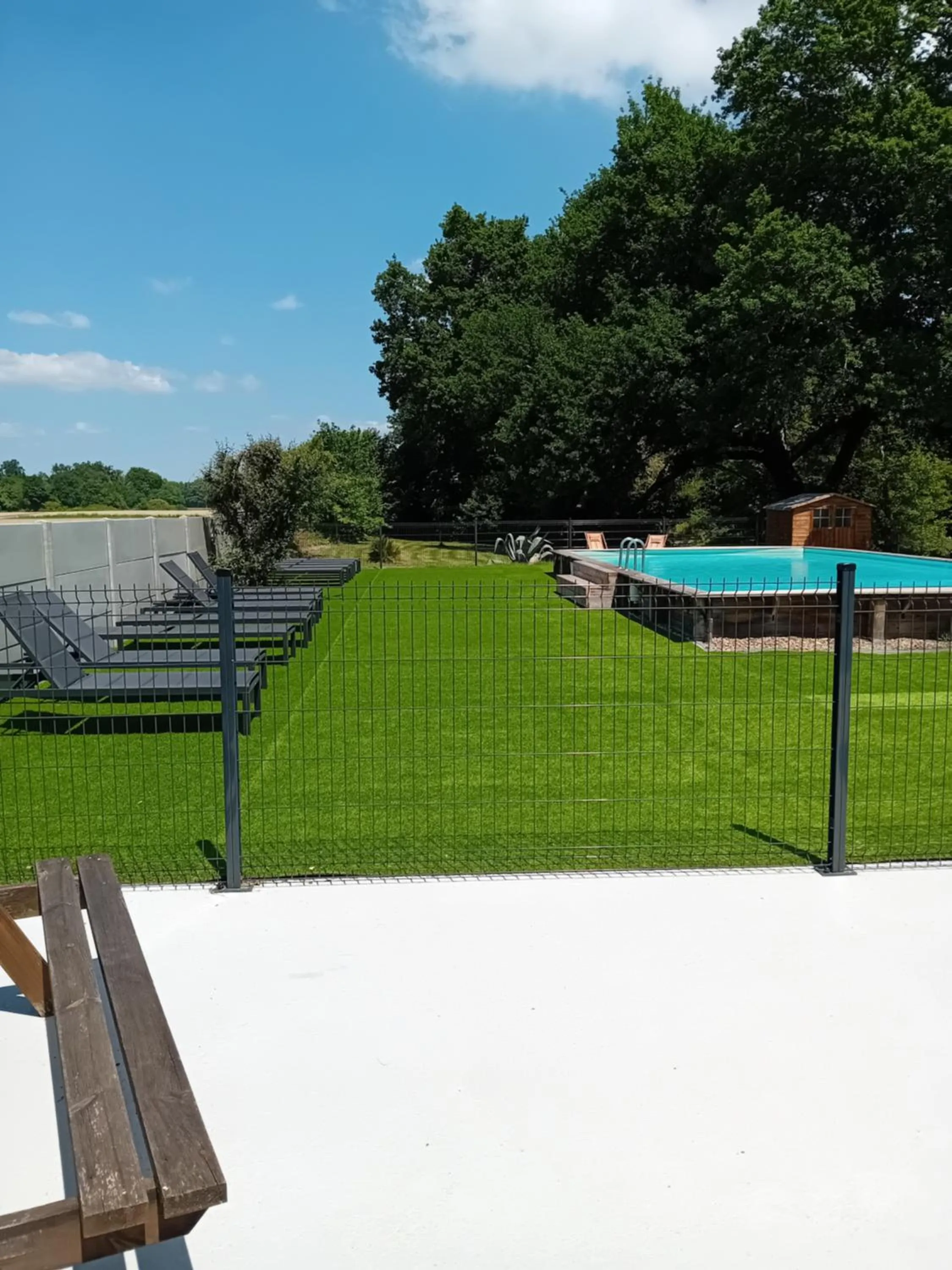 Swimming pool in La maison de pescate