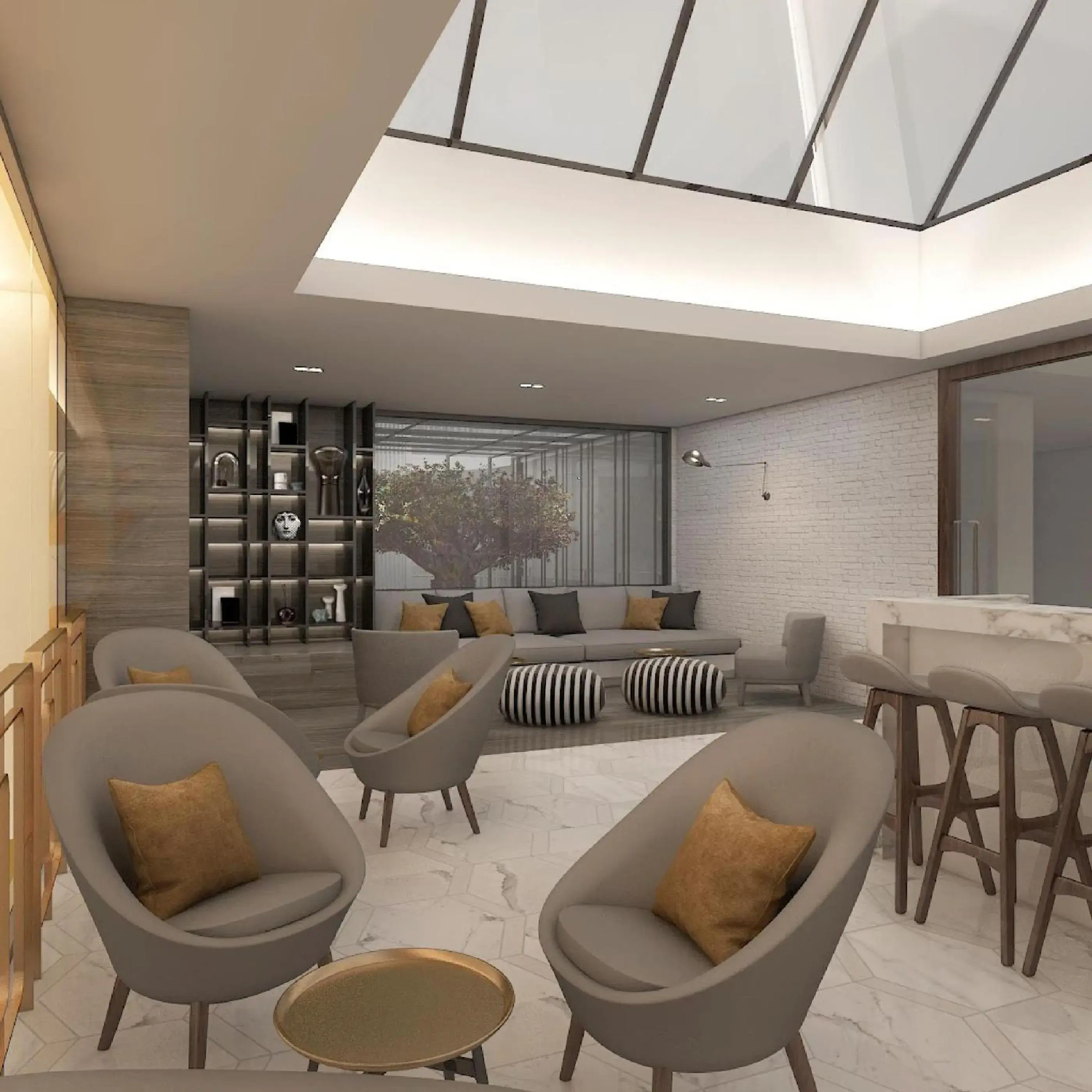 Lobby or reception in Palette Bella B All Suites Bangkok Hotel Lobby or reception in Palette Bella B All Suites Bangkok Hotel