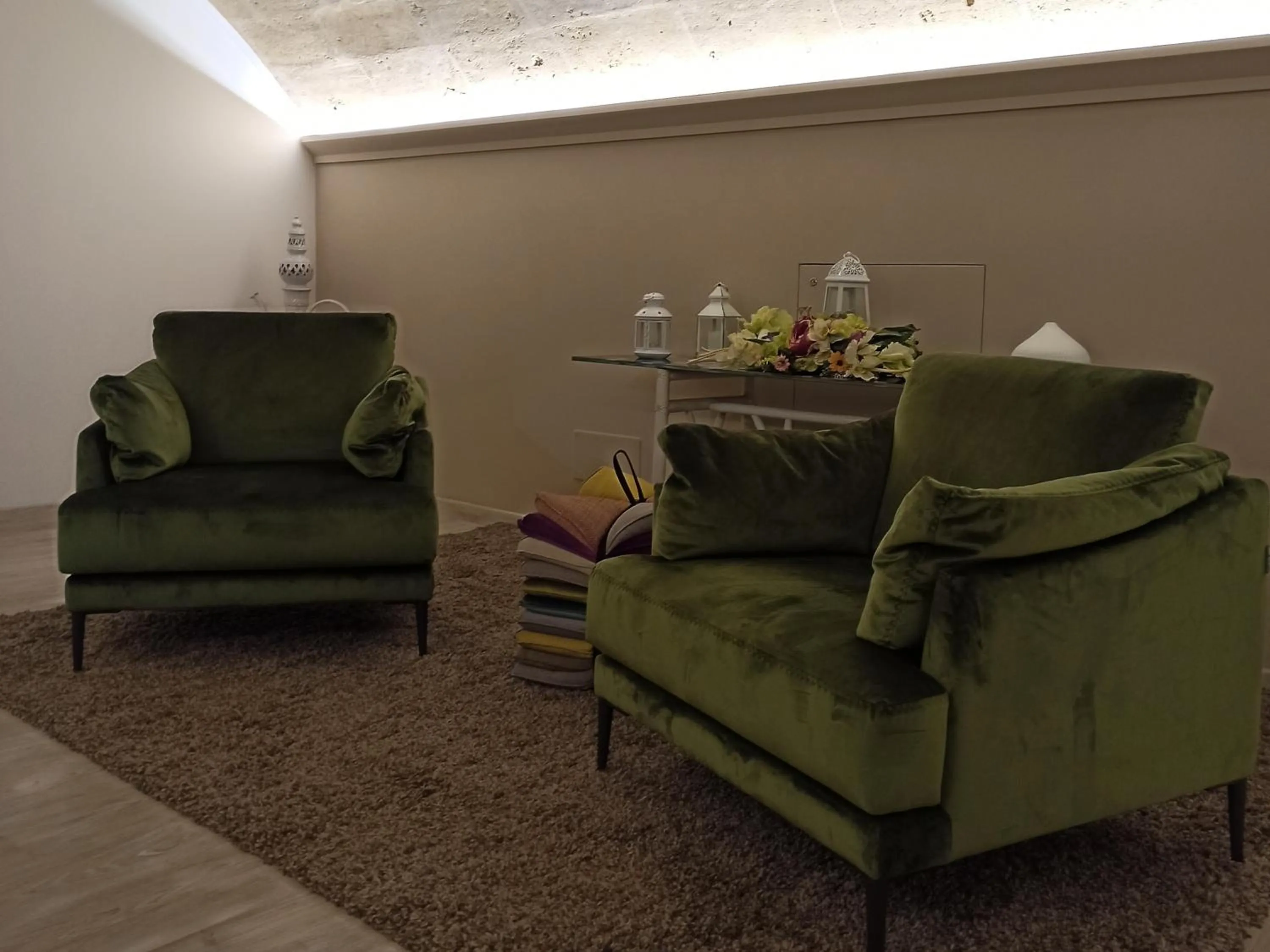 Seating area in In & Out Matera