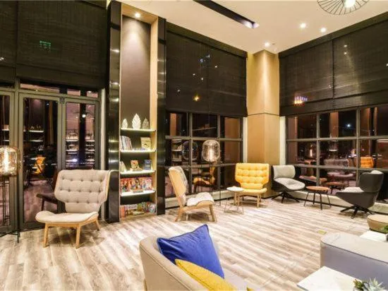 Lounge or bar in Atour Hotel Wuhan Changqing Road Branch