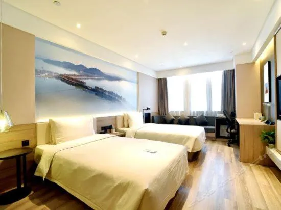 Bed in Atour Hotel Wuhan Changqing Road Branch