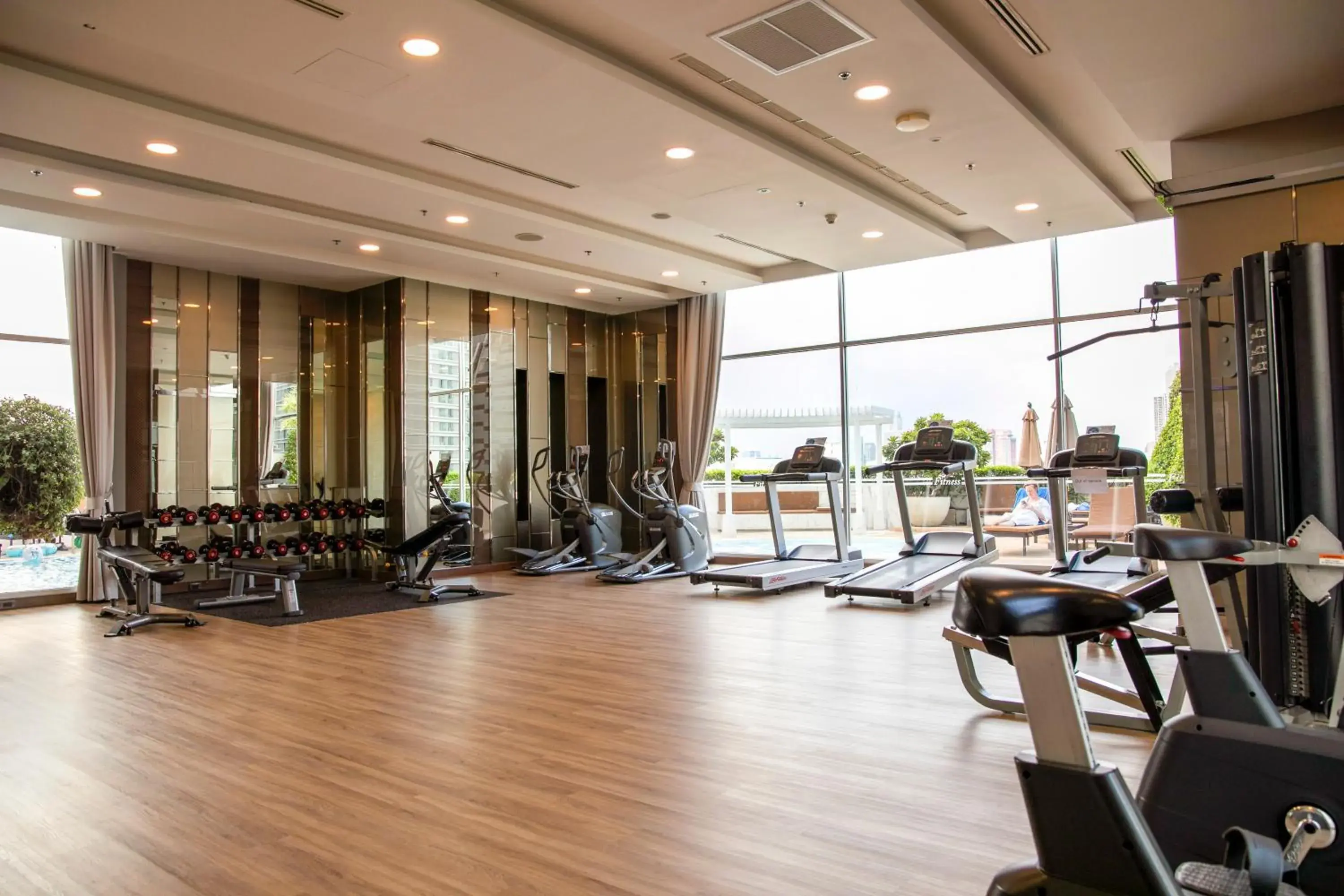 Fitness centre/facilities in The Berkeley Hotel Pratunam Fitness centre/facilities in The Berkeley Hotel Pratunam