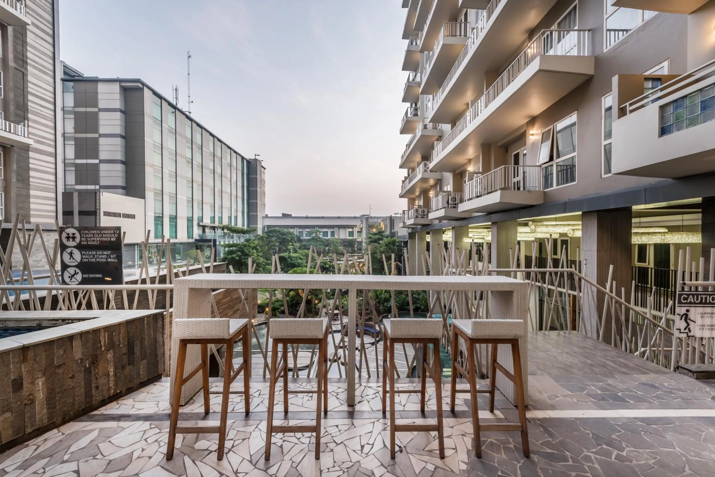 Balcony/Terrace in Grande Valore Hotel Cikarang