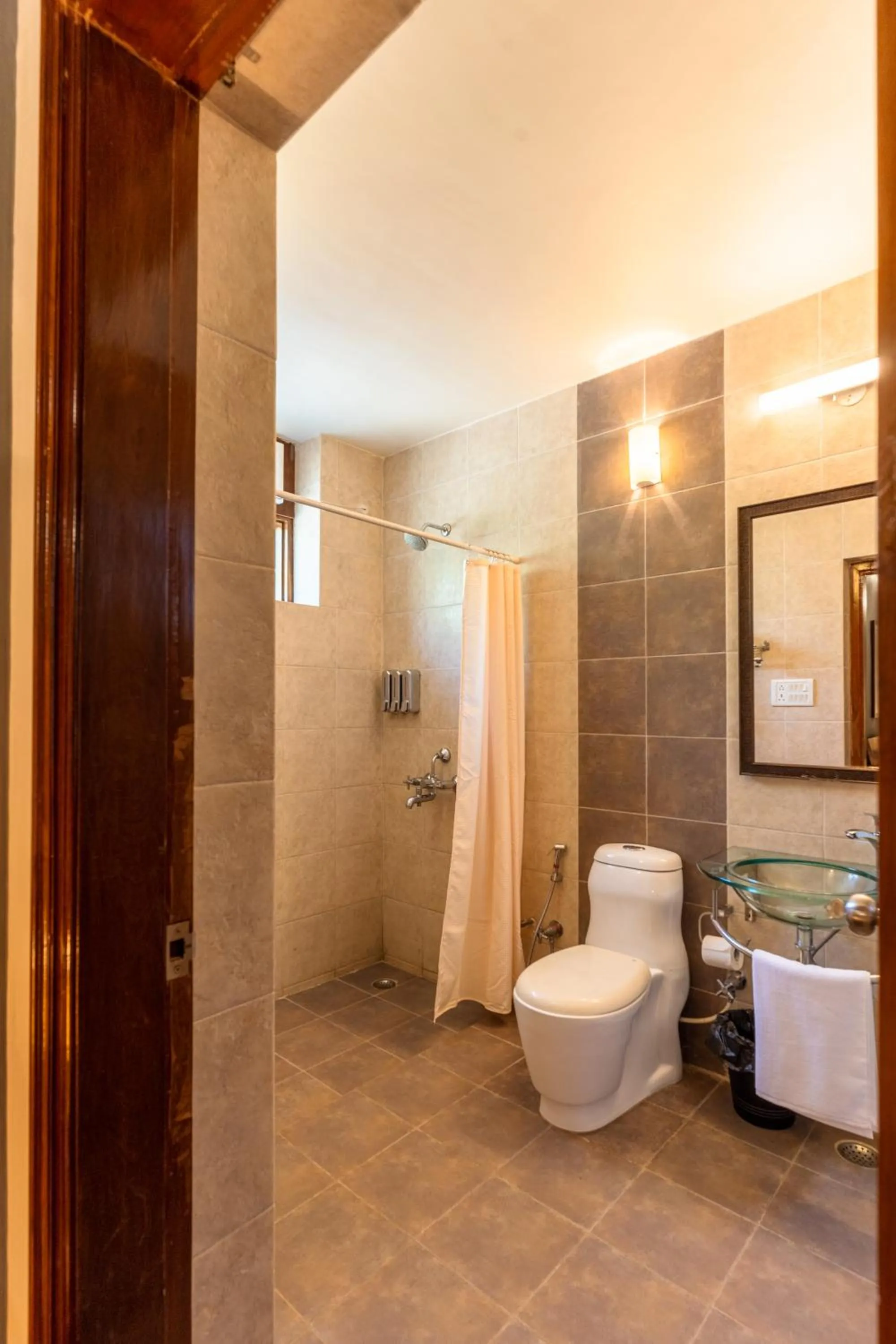 Bathroom in Tree of Life Junoon in the Hills Kumaon