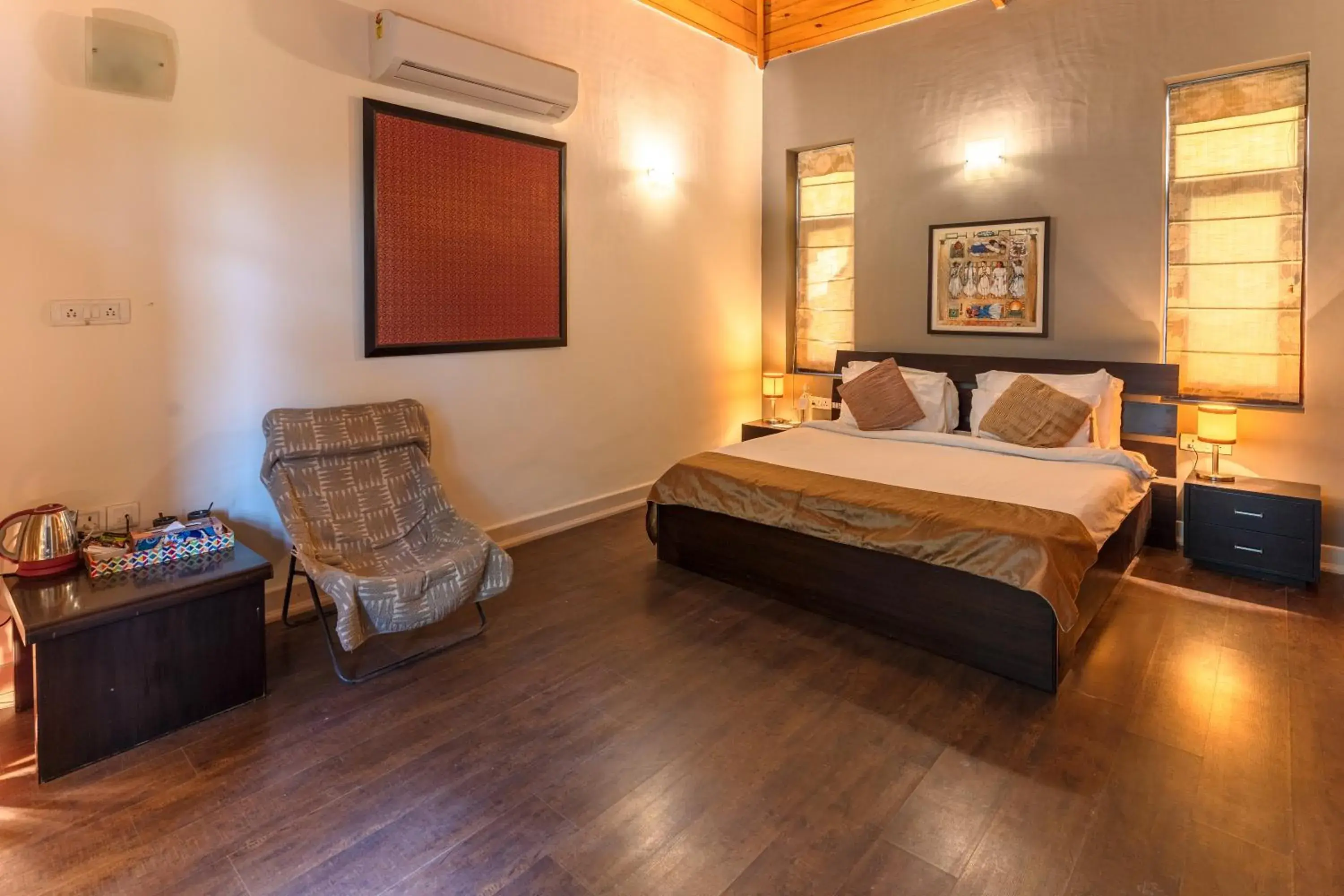 Bedroom, Bed in Tree of Life Junoon in the Hills Kumaon Bedroom, Bed in Tree of Life Junoon in the Hills Kumaon