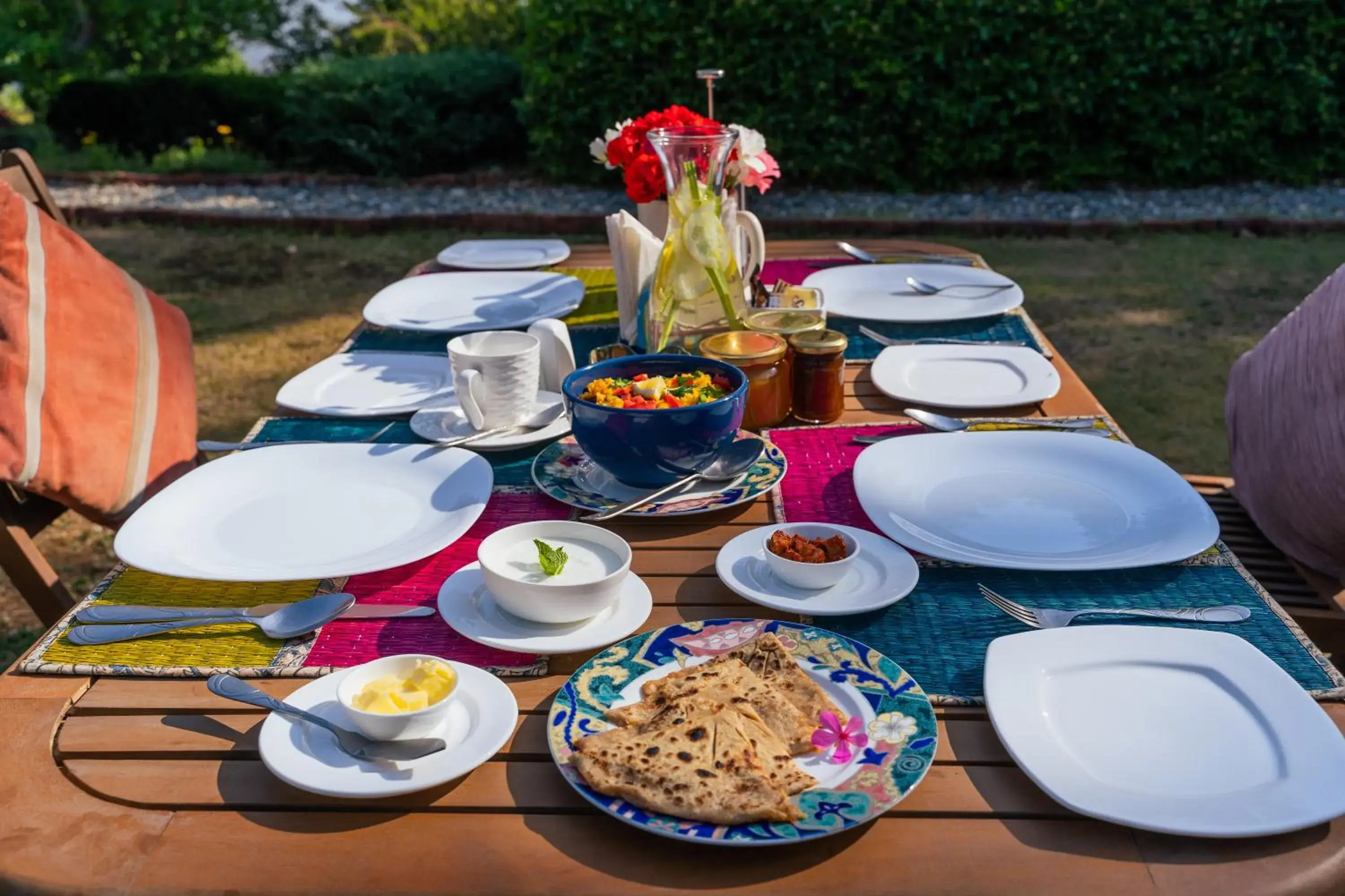 Breakfast in Tree of Life Junoon in the Hills Kumaon Breakfast in Tree of Life Junoon in the Hills Kumaon