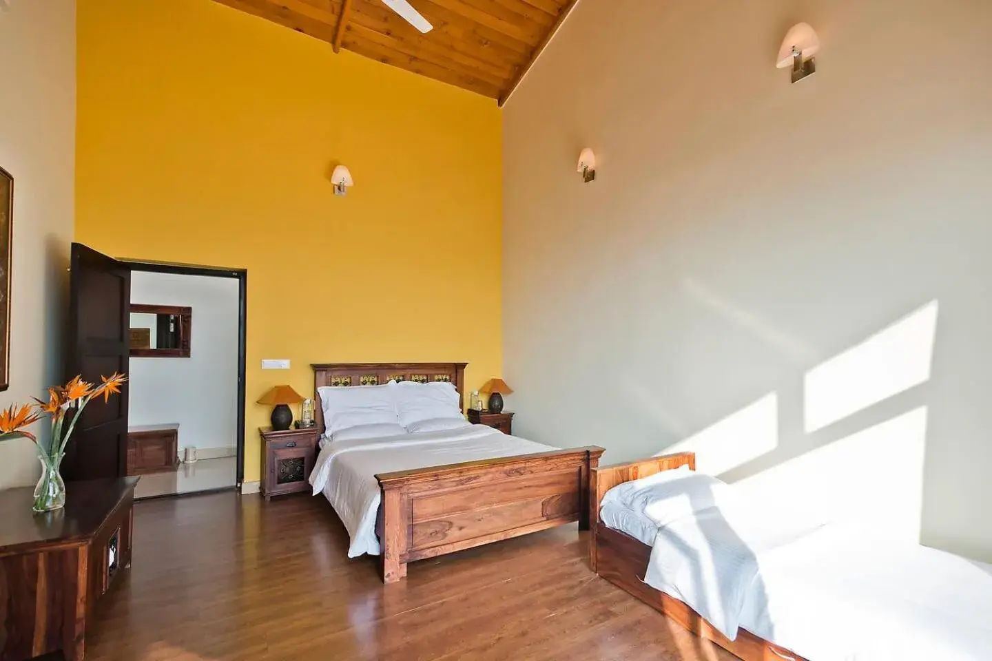 Bed in Tree of Life Junoon in the Hills Kumaon Bed in Tree of Life Junoon in the Hills Kumaon