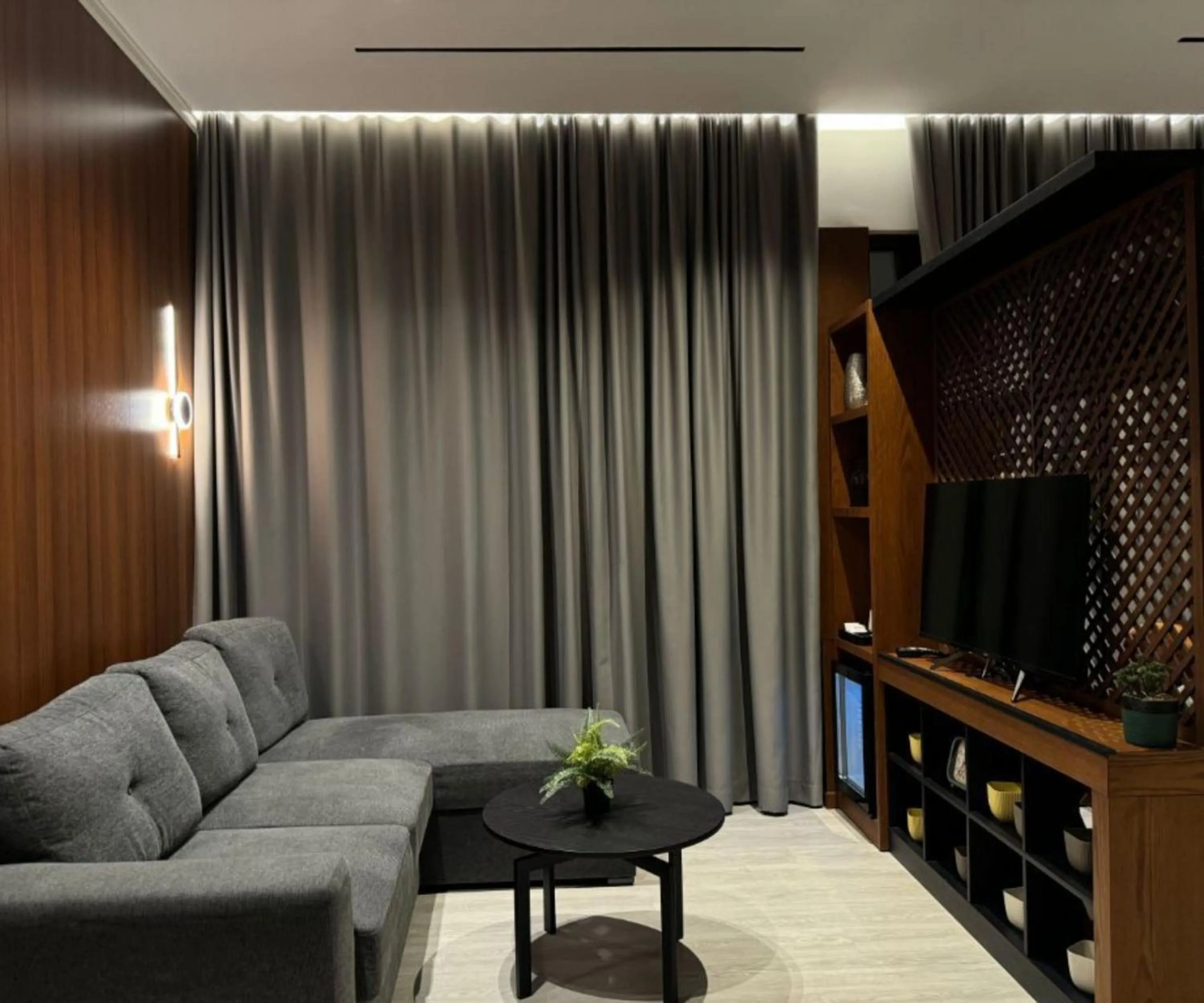 Seating area in Area Hotel