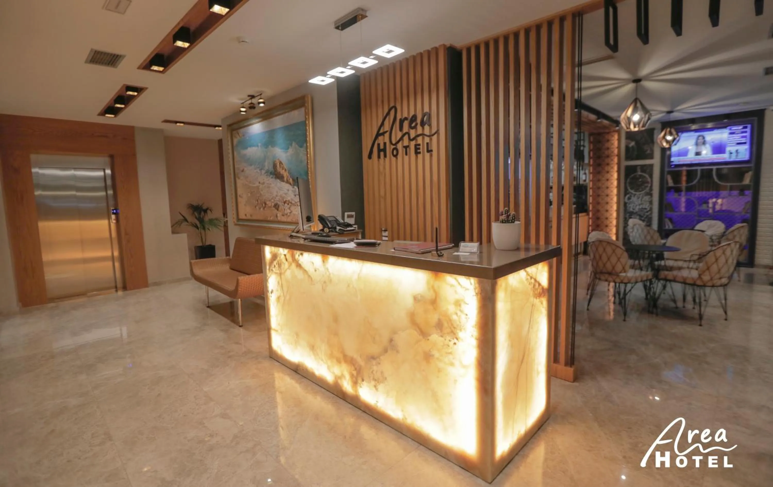 Lobby or reception in Area Hotel