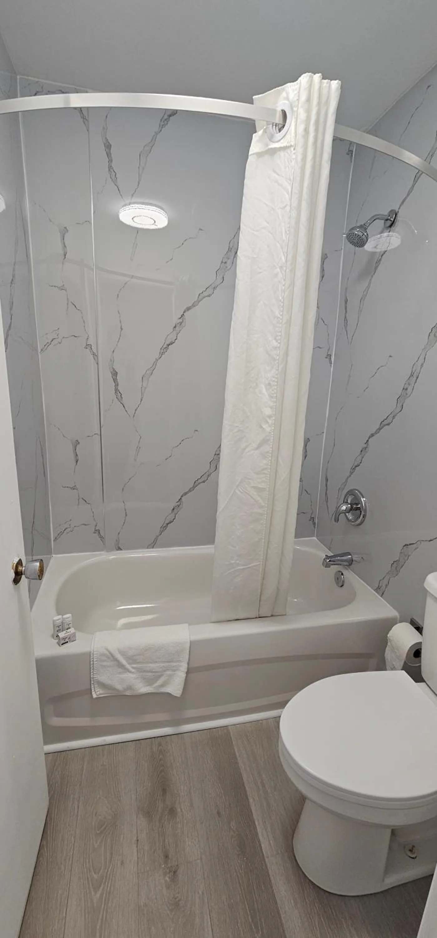 Shower in Super 8 by Wyndham Kirkland Lake