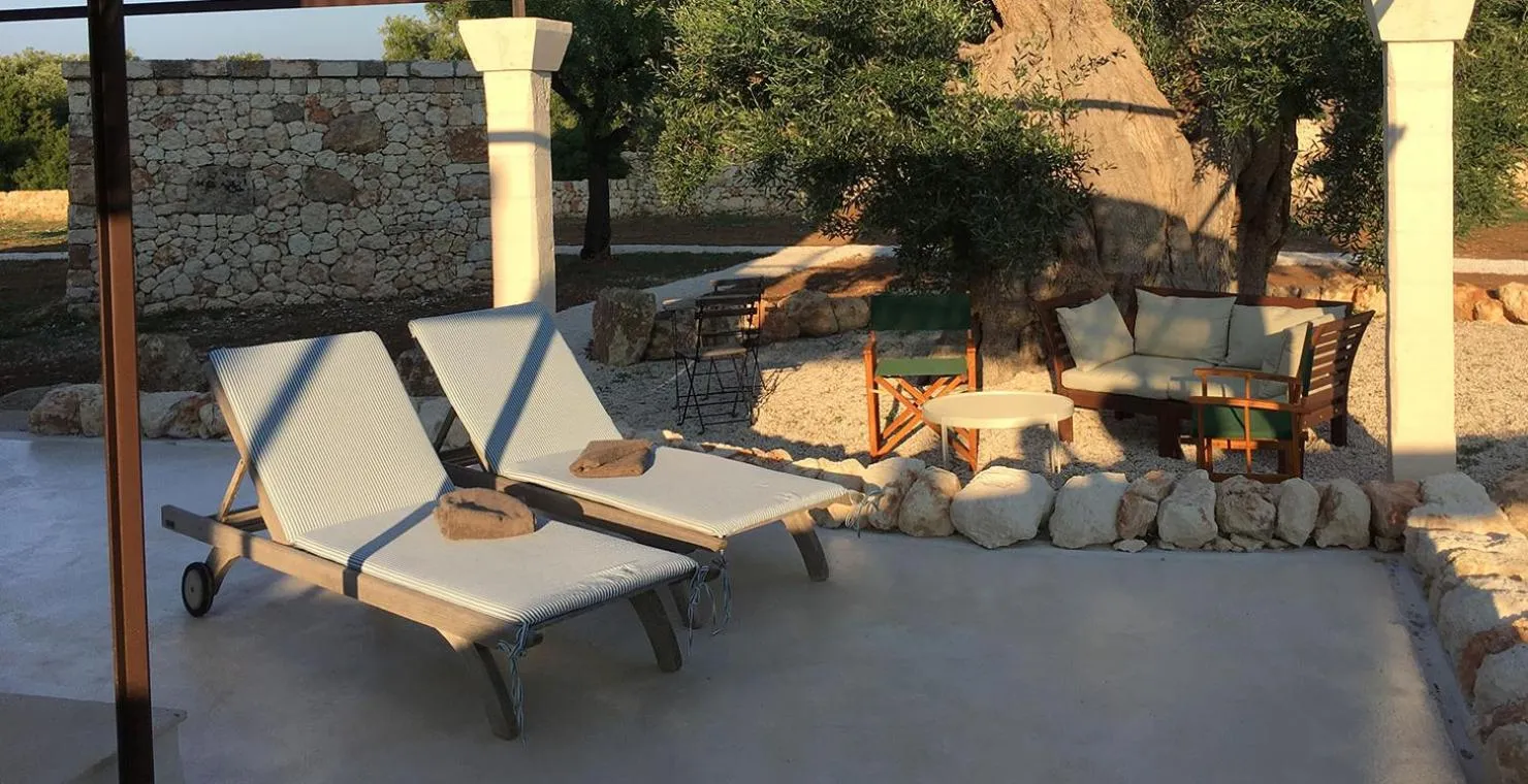 sunbed in Boutique Hotel Masseria Sottomasi