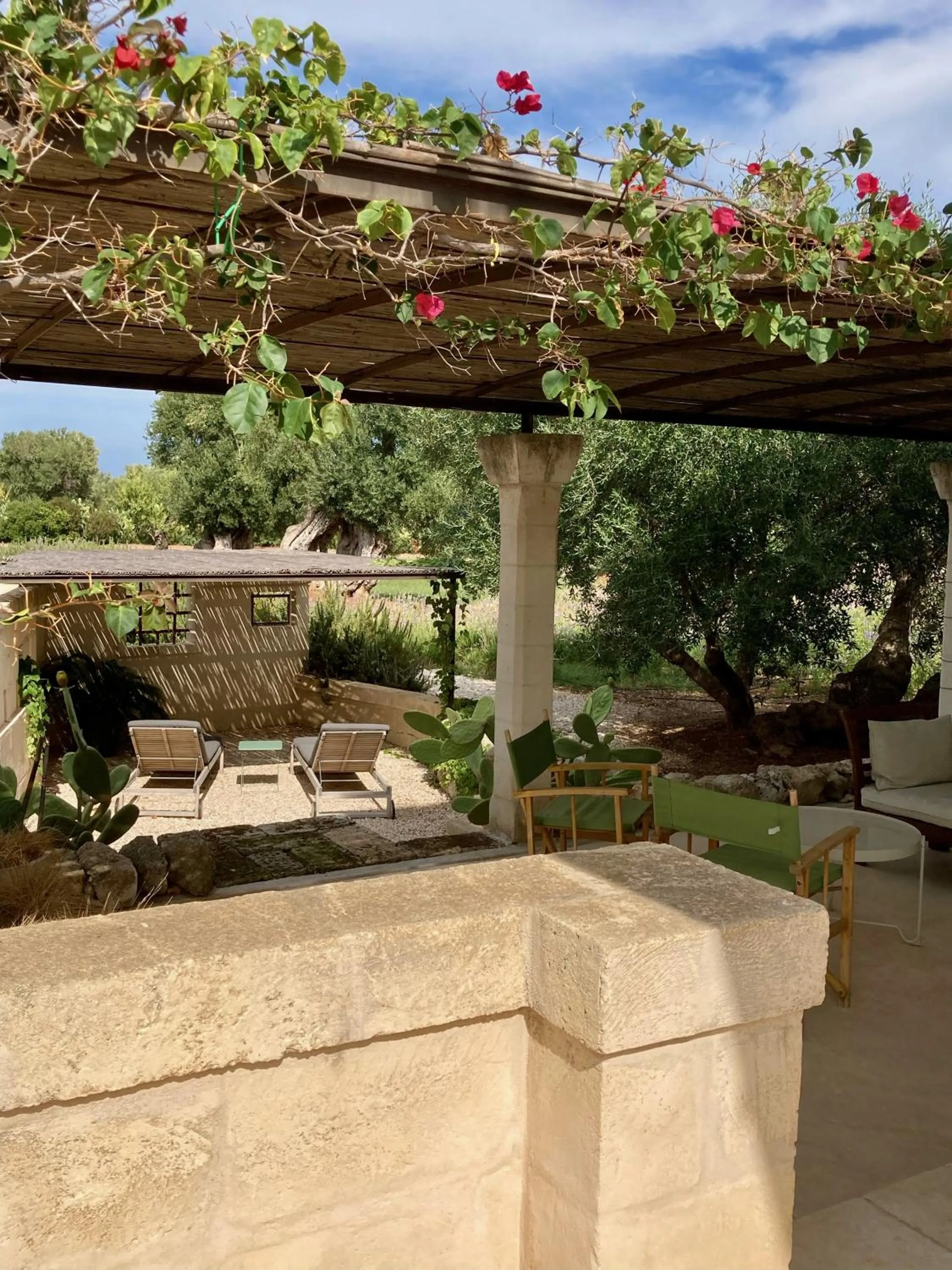 Balcony/Terrace in Boutique Hotel Masseria Sottomasi