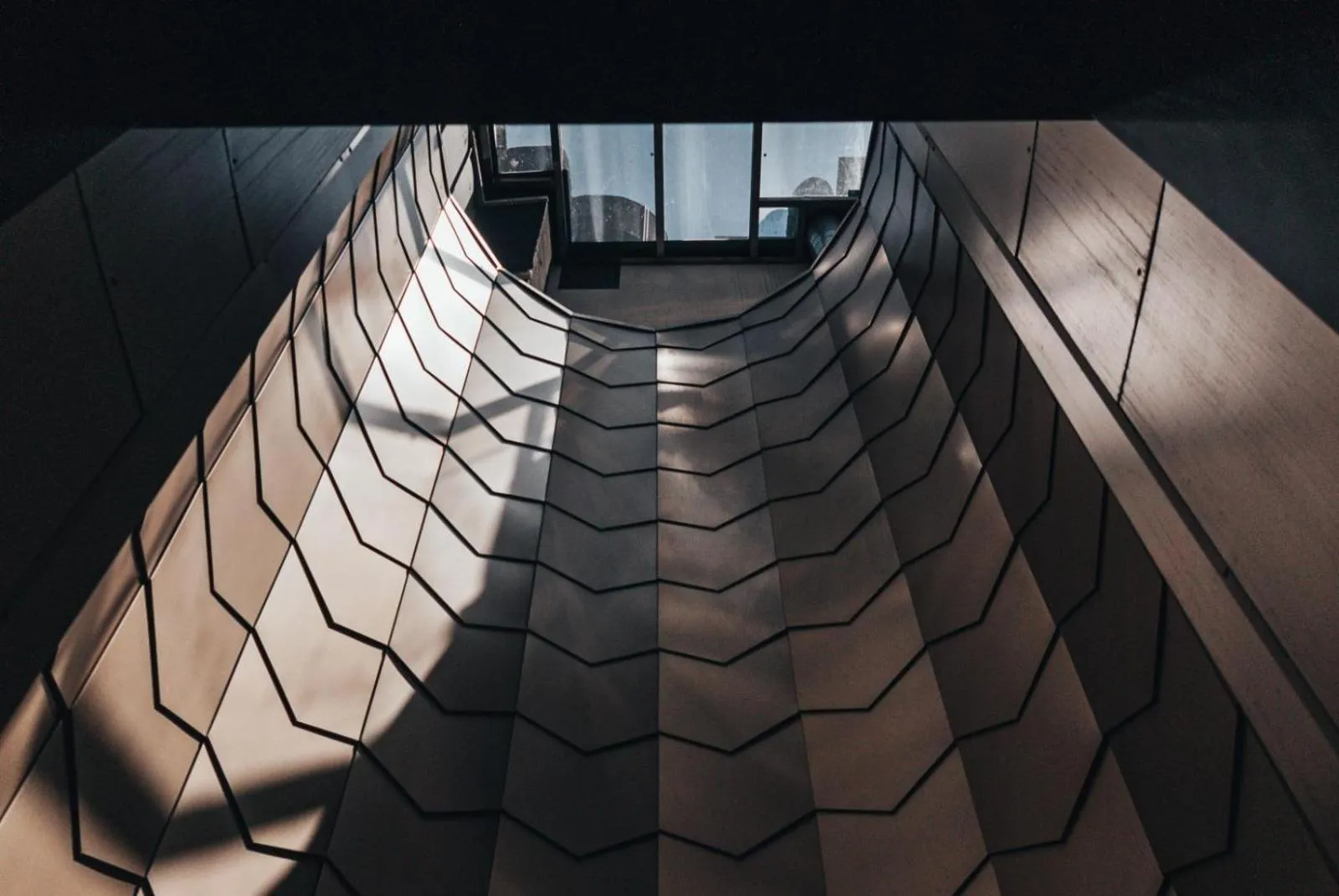 Inner courtyard view in Hotel Arbaso