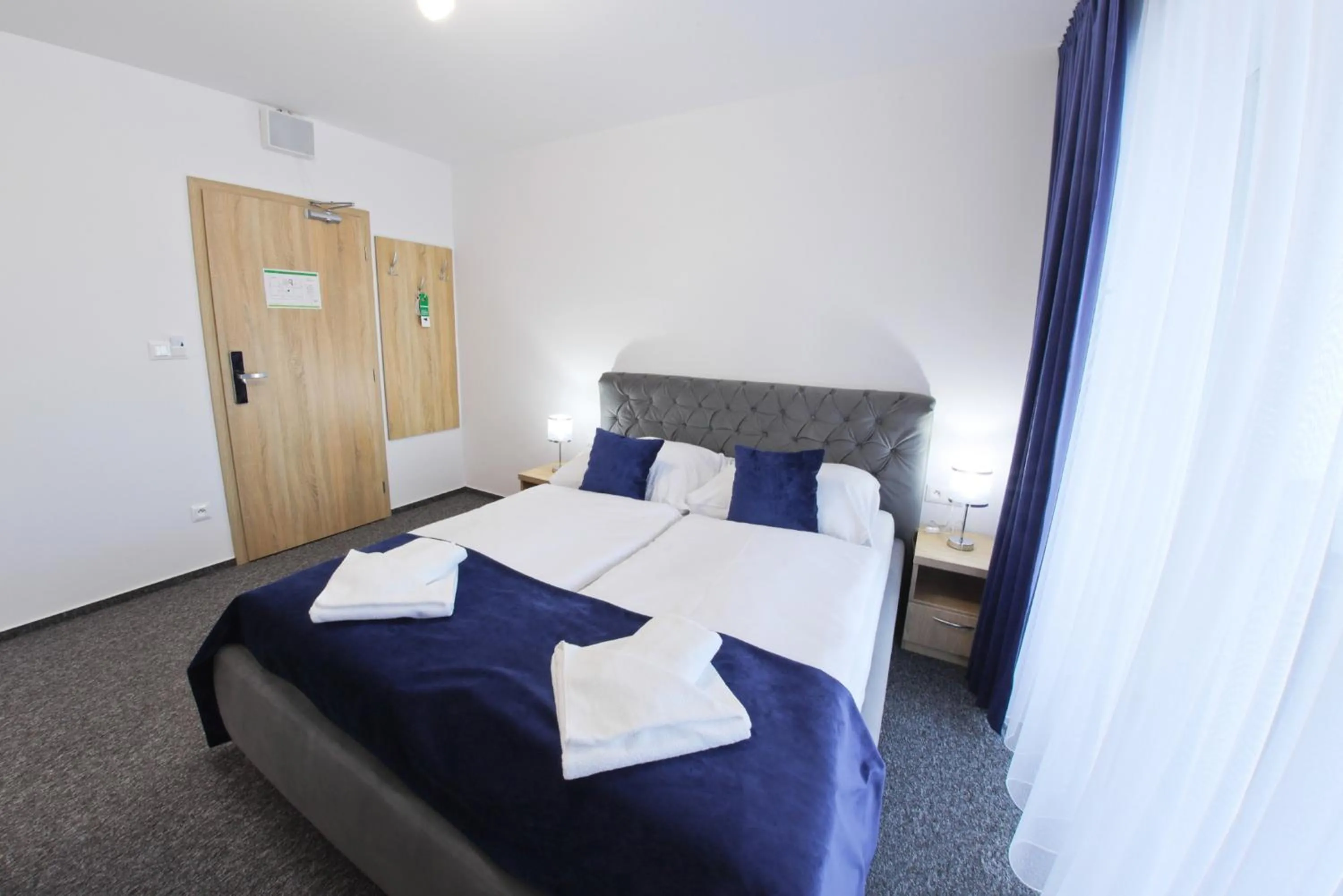 Bed in Hotel Prístav