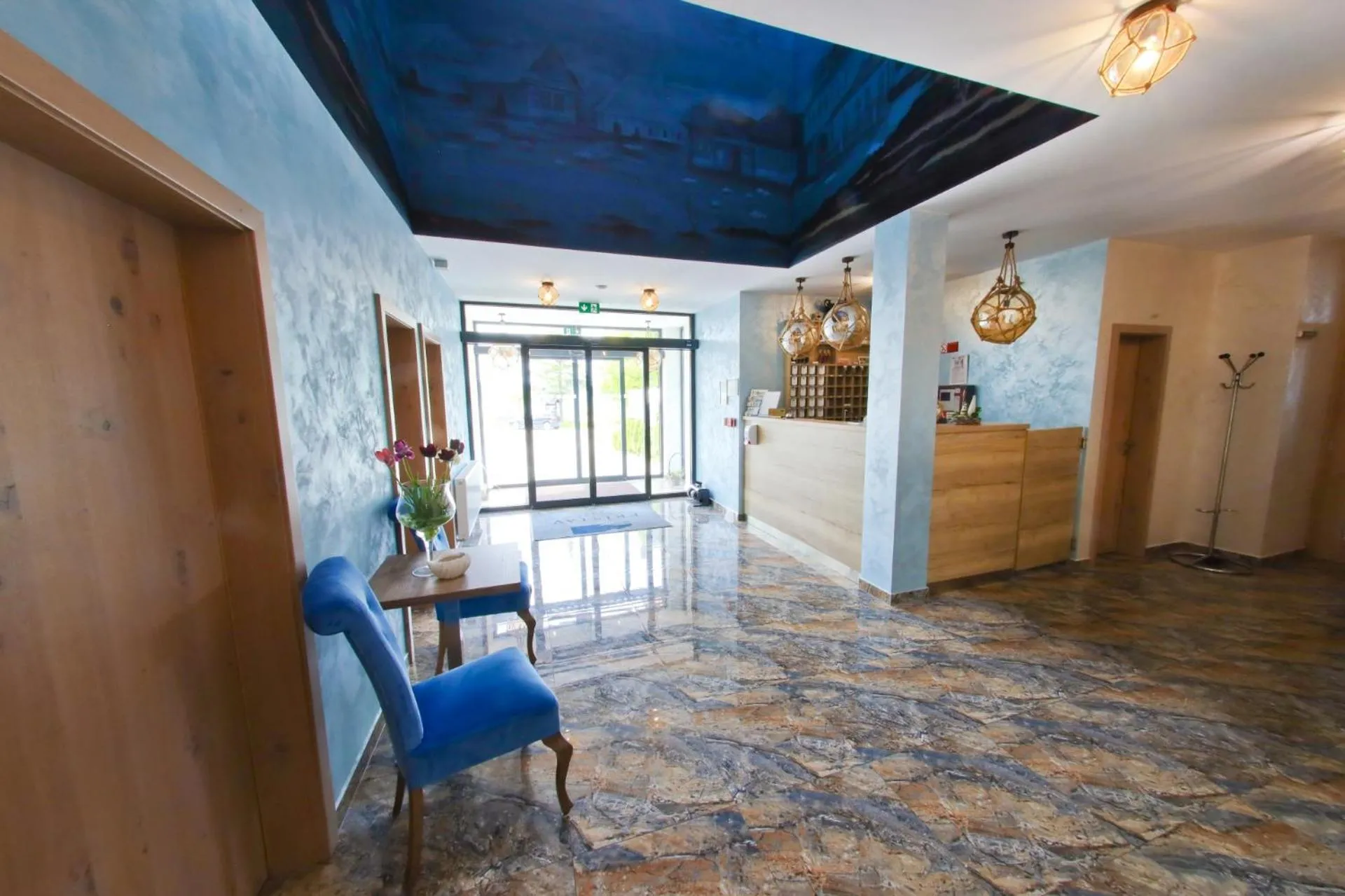 Lobby or reception in Hotel Prístav
