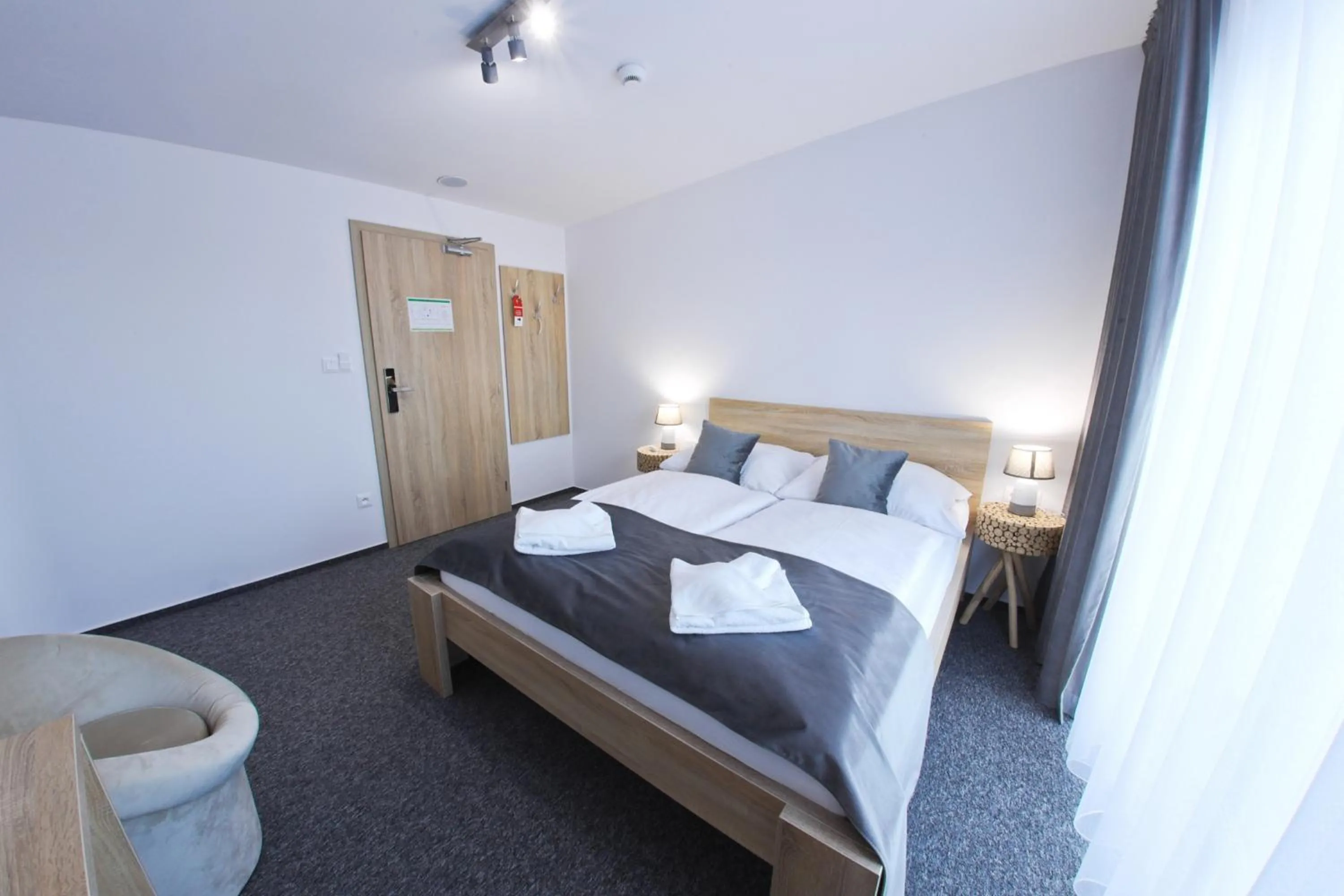 Bed in Hotel Prístav