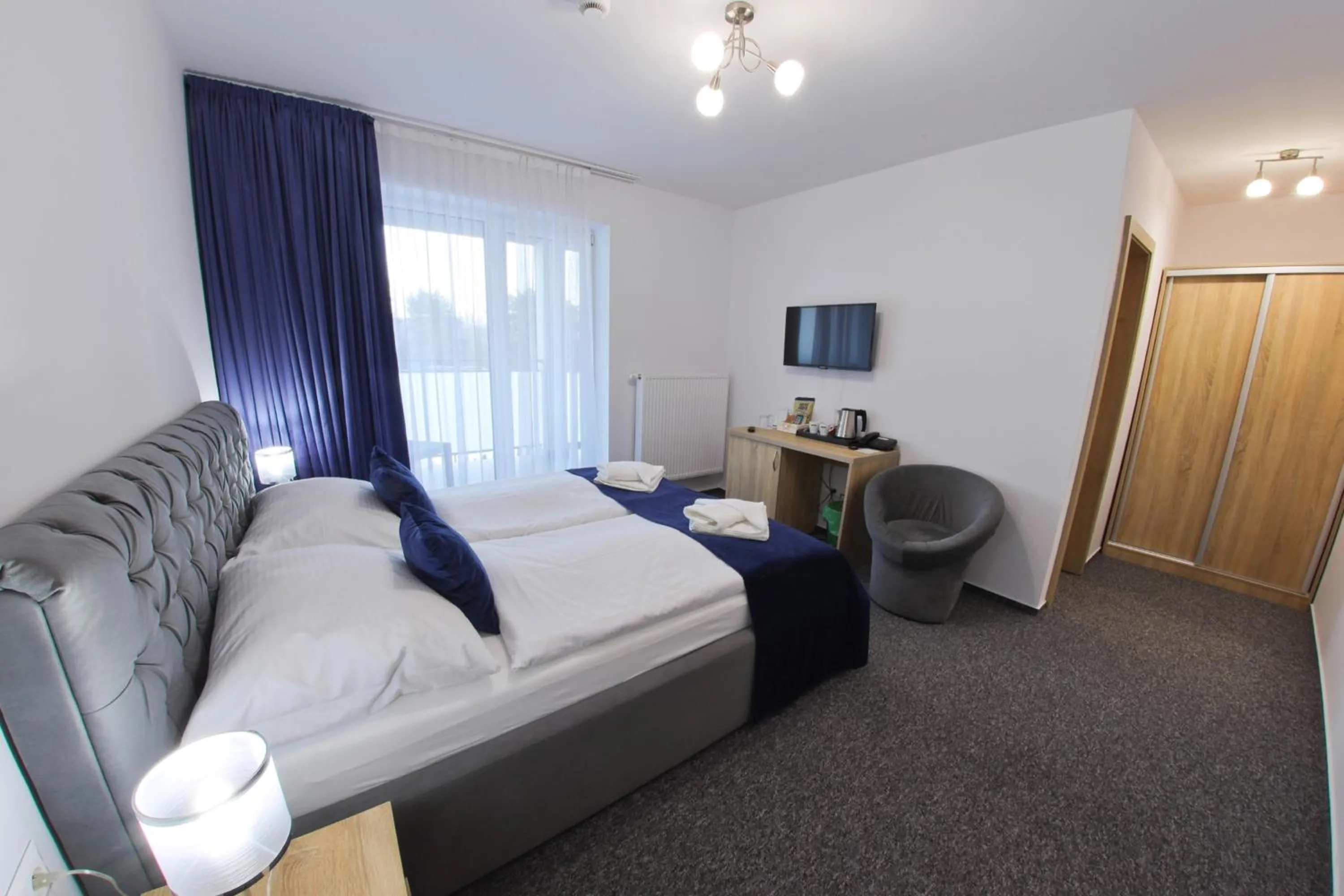 Bed in Hotel Prístav