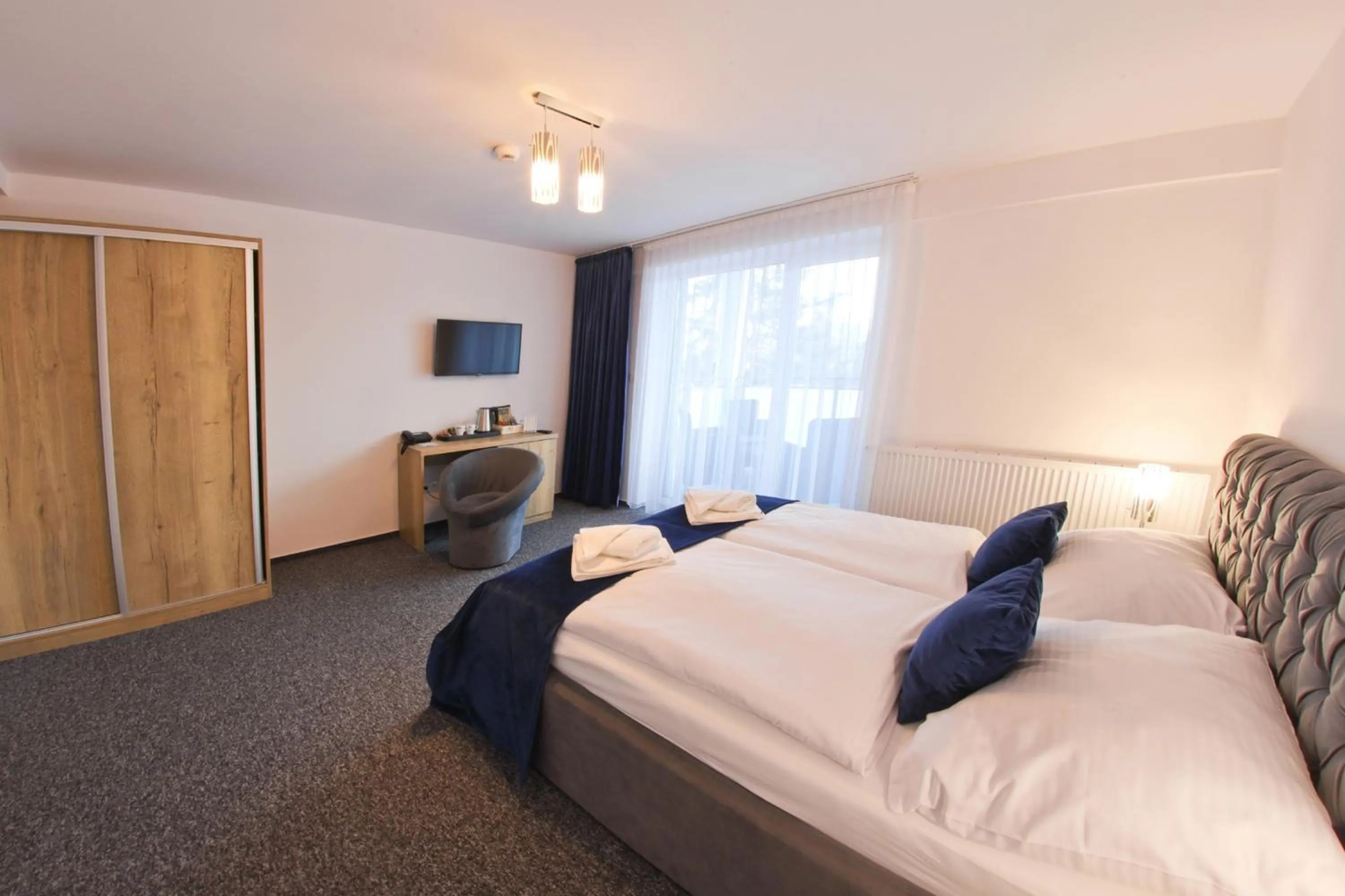 Bed in Hotel Prístav