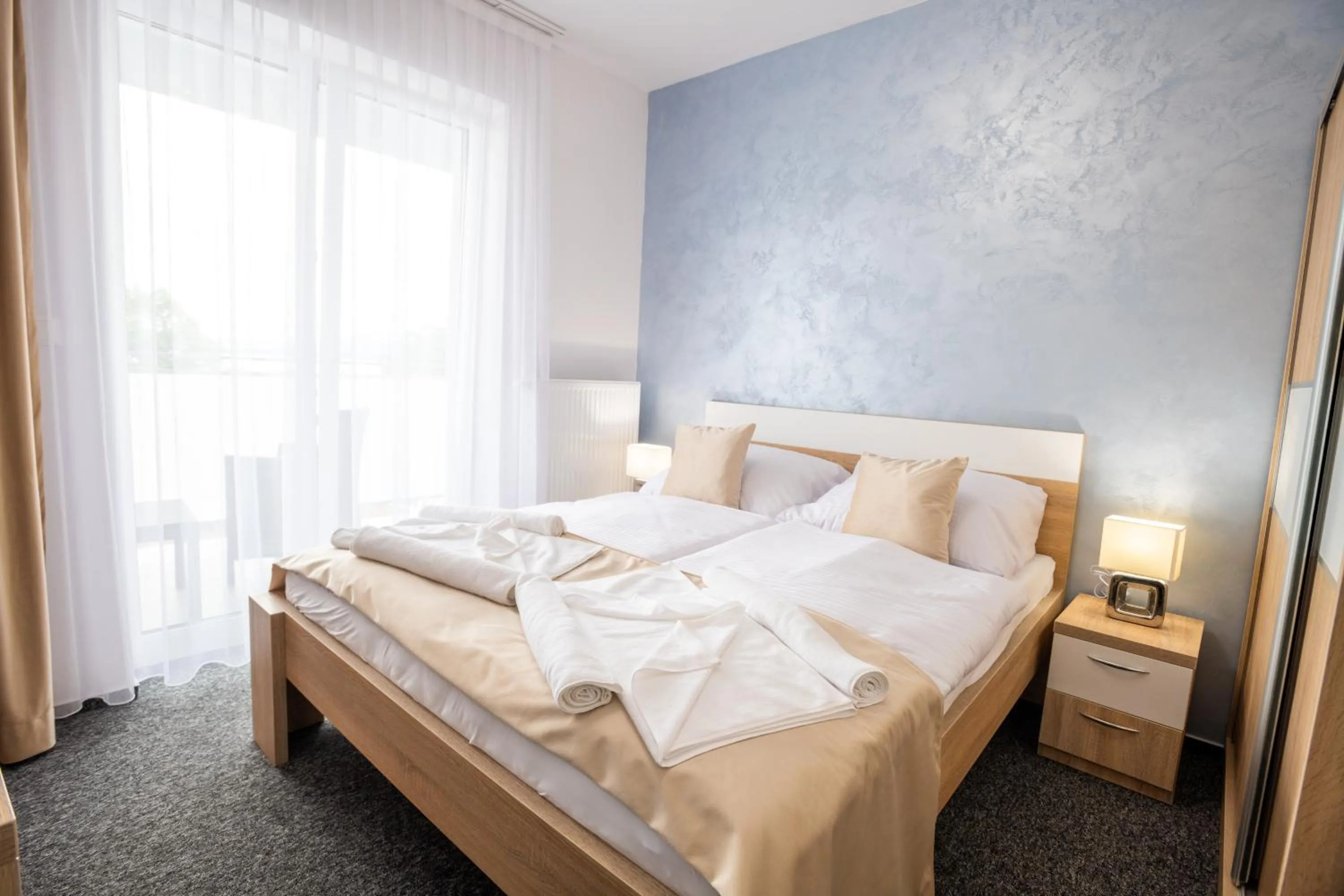 Bed in Hotel Prístav
