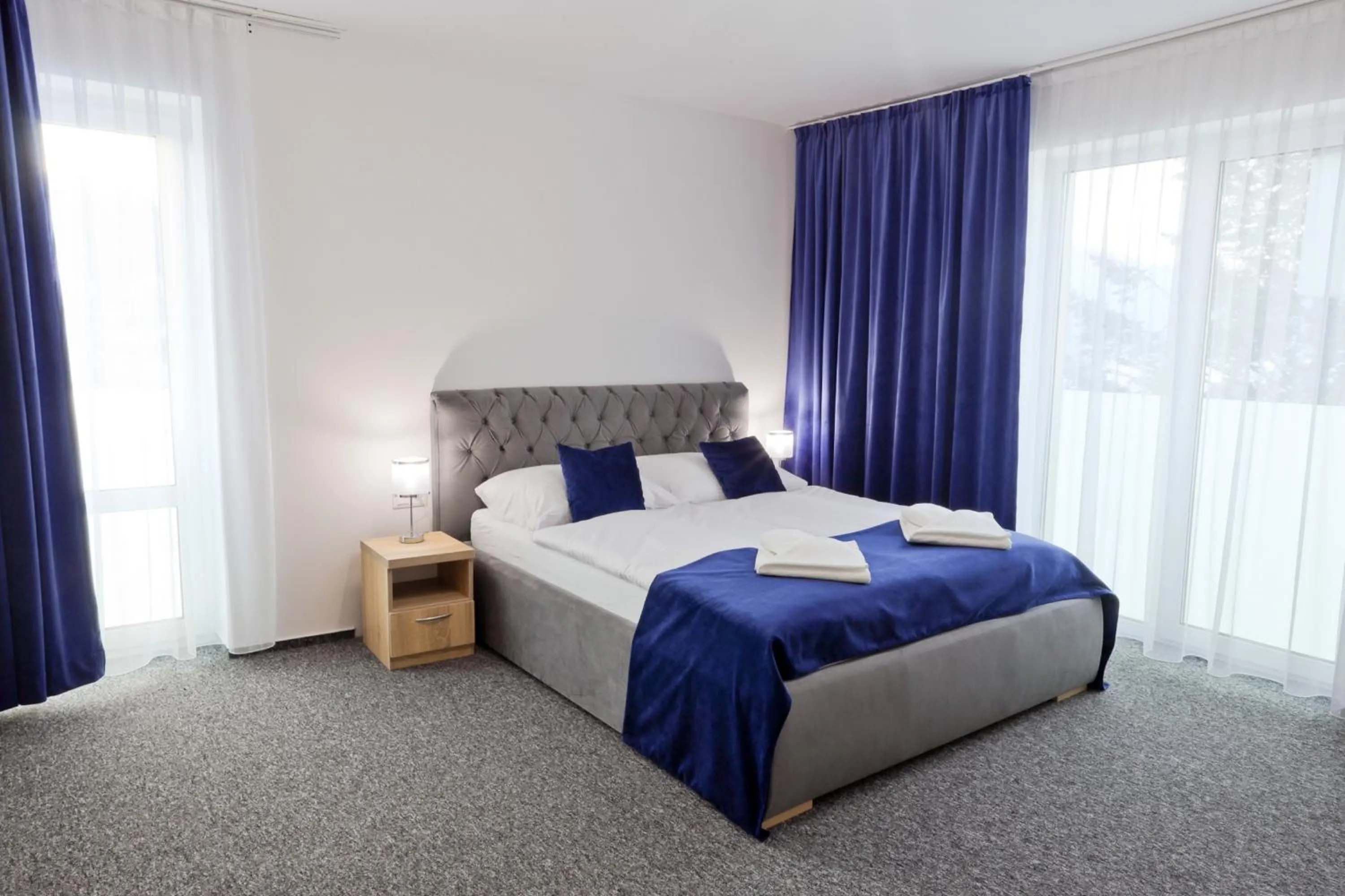 Bed in Hotel Prístav