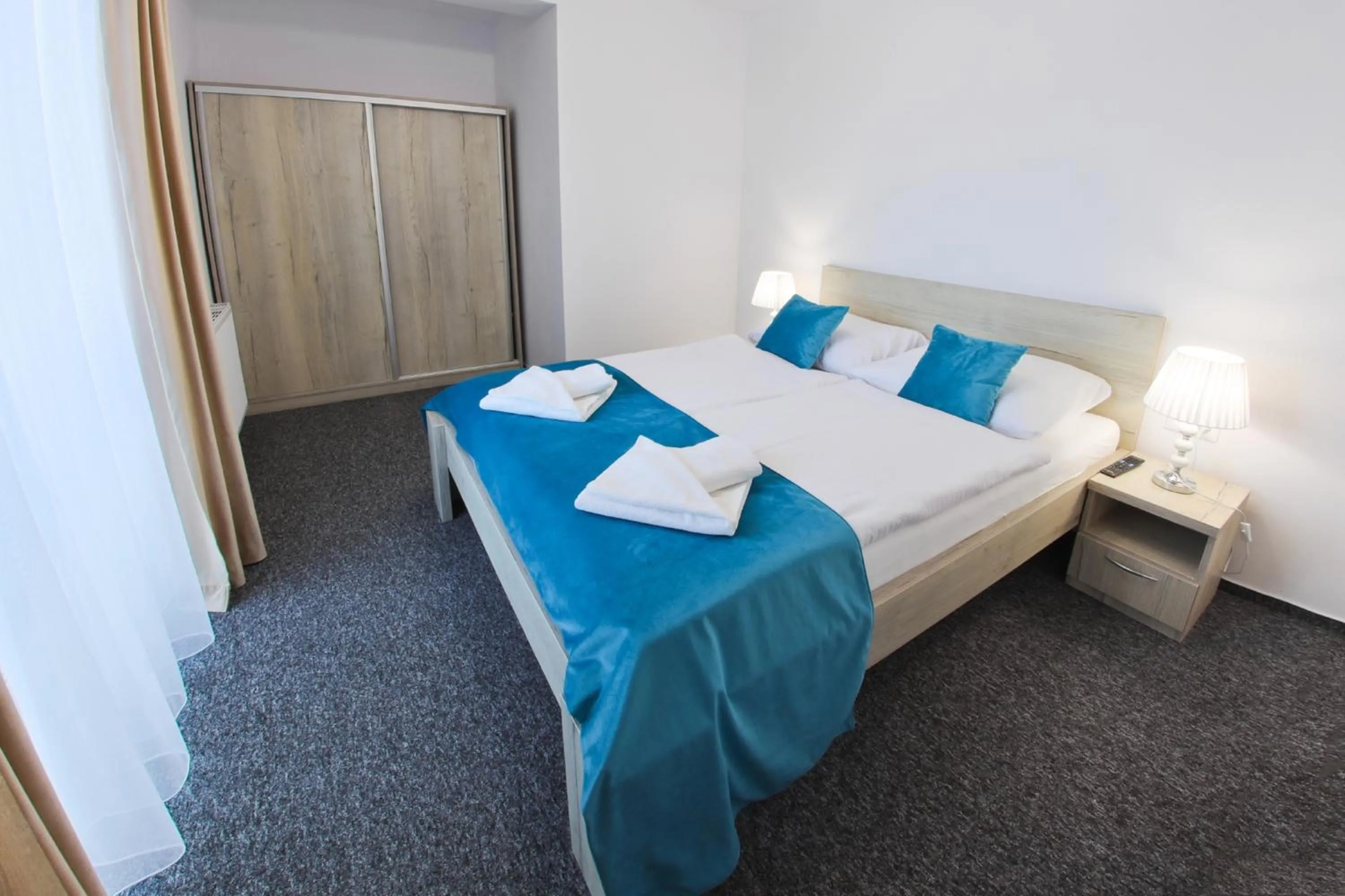 Bed in Hotel Prístav