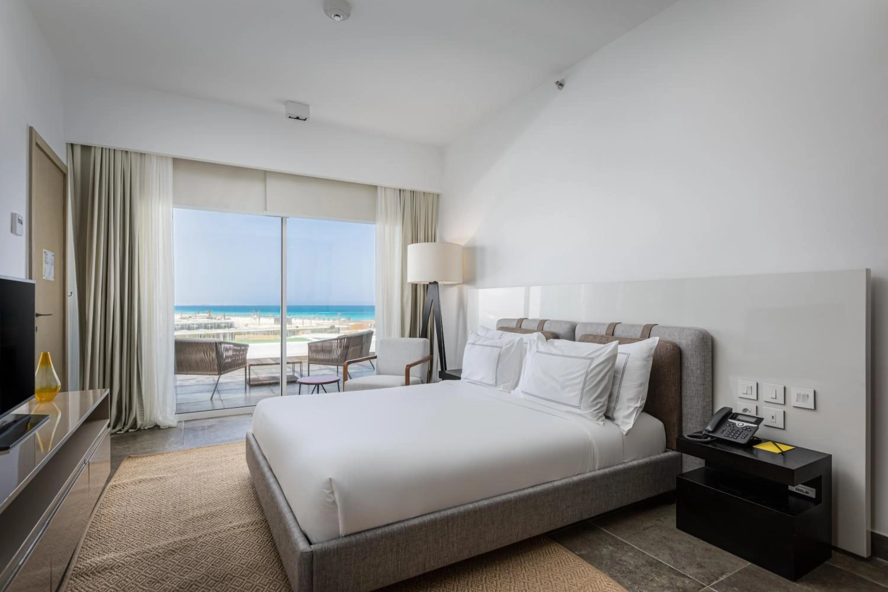 Bed in The G Hotel Seashell