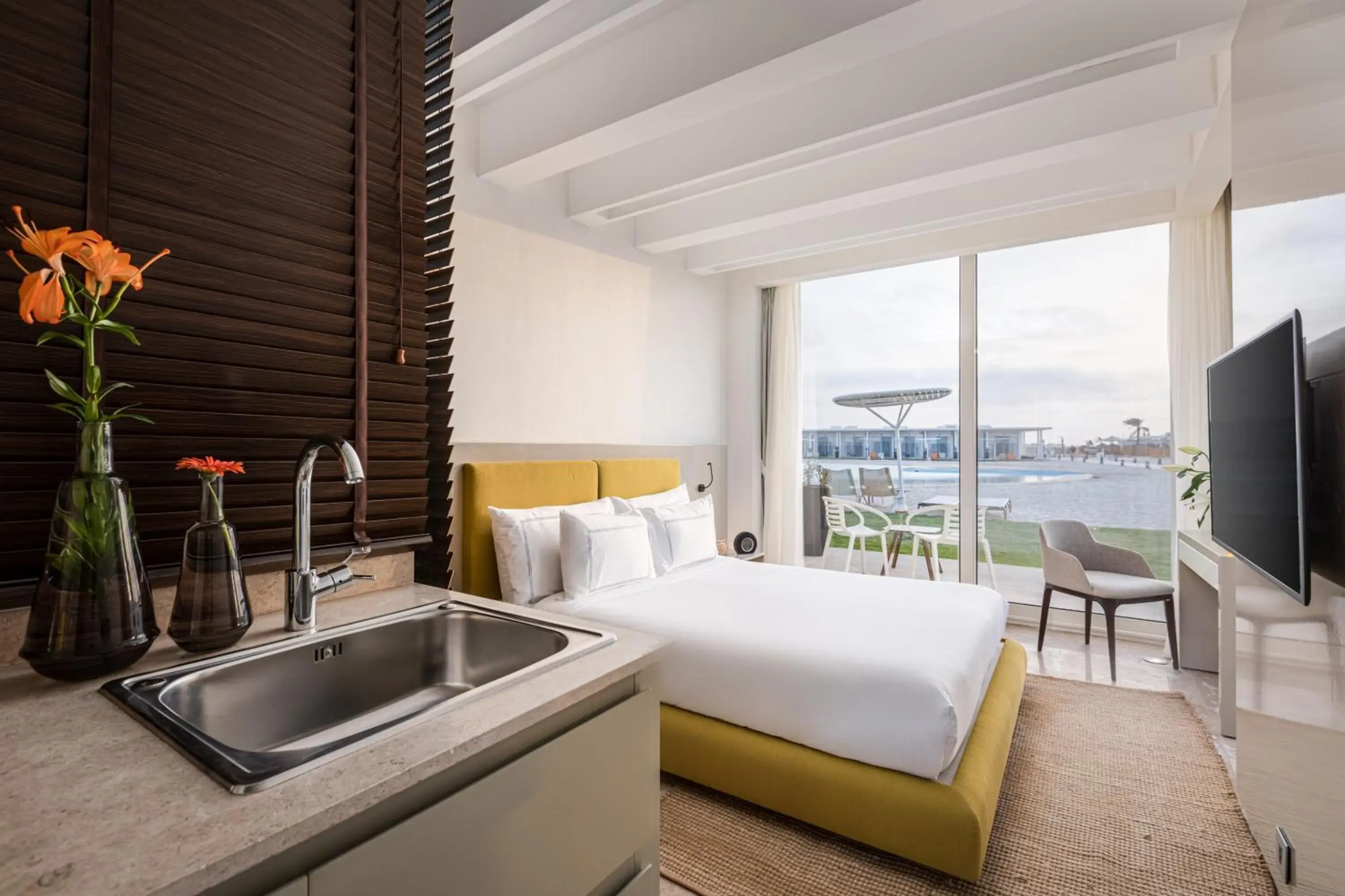 Cabana Queen Bed Lagoon View in The G Hotel Seashell Cabana Queen Bed Lagoon View in The G Hotel Seashell