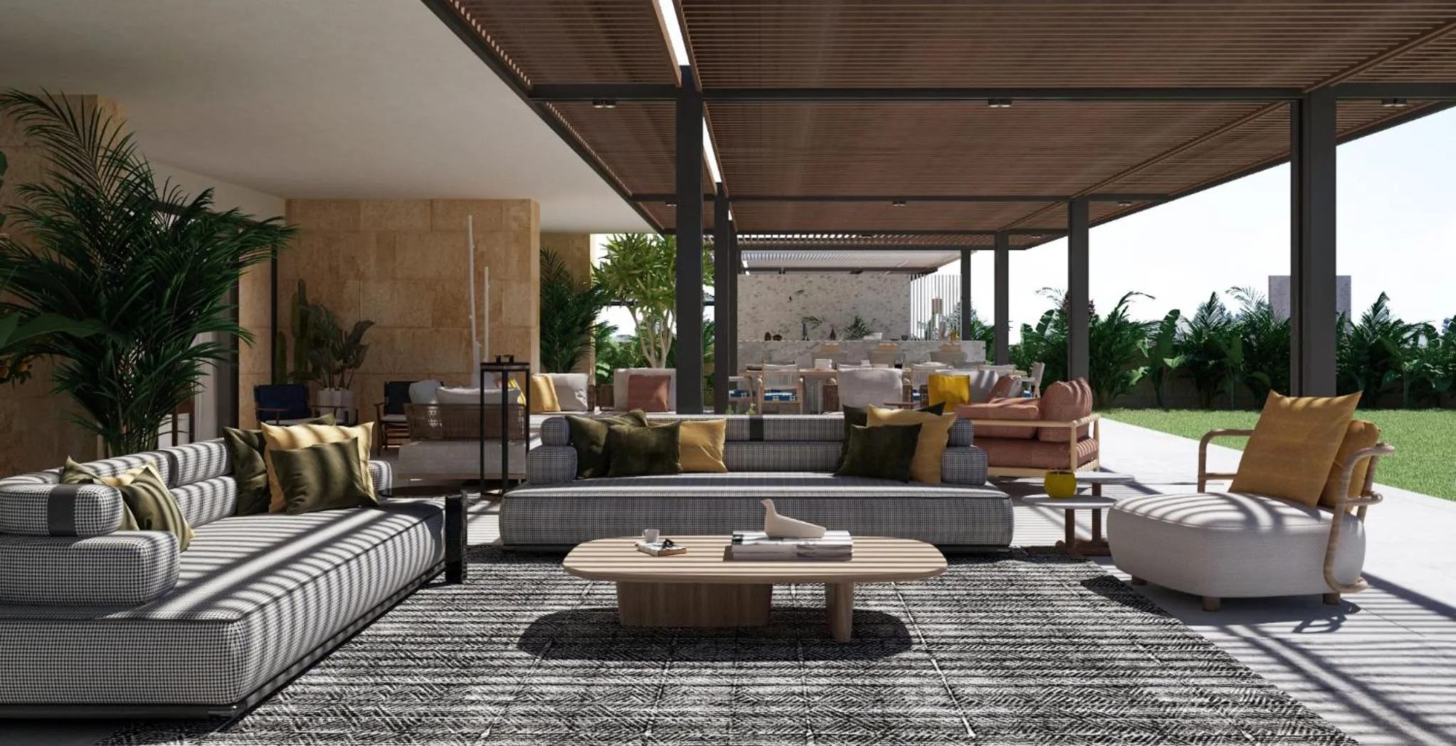 Patio in The G Hotel Seashell