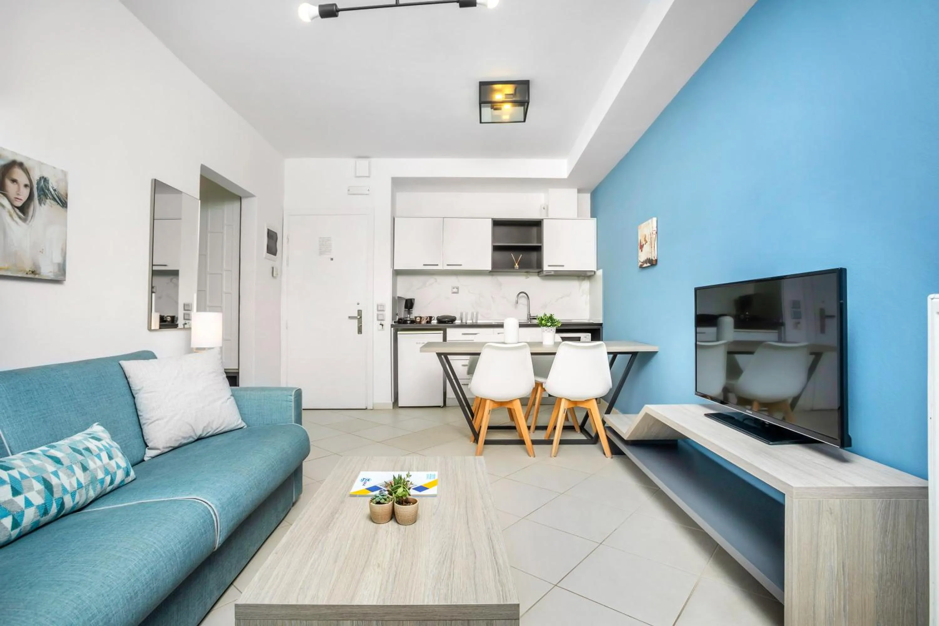 Living room in Agreste Luxury Apartments