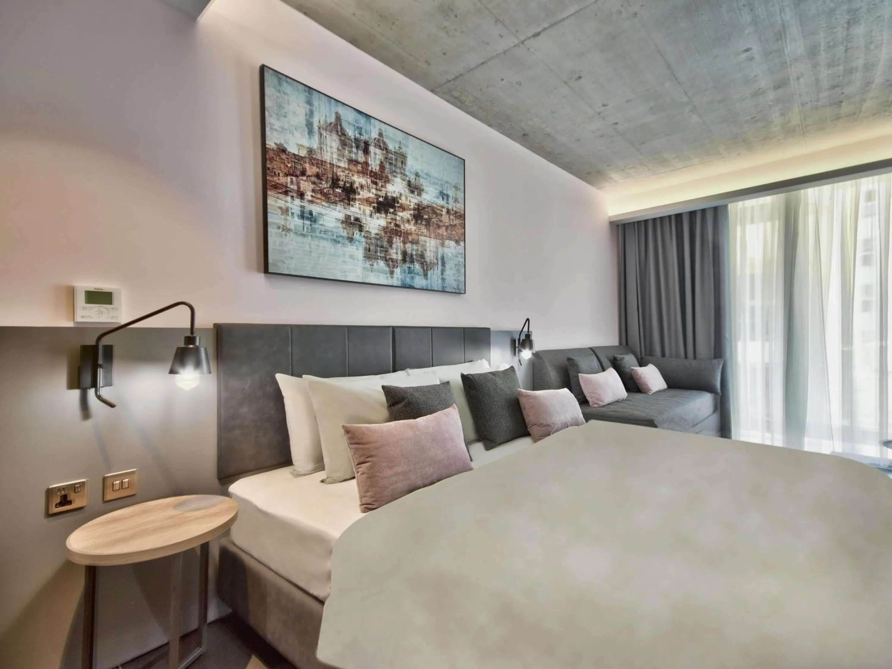 Bedroom, Bed in Number 11 St Julian's Malta - Handwritten Collection